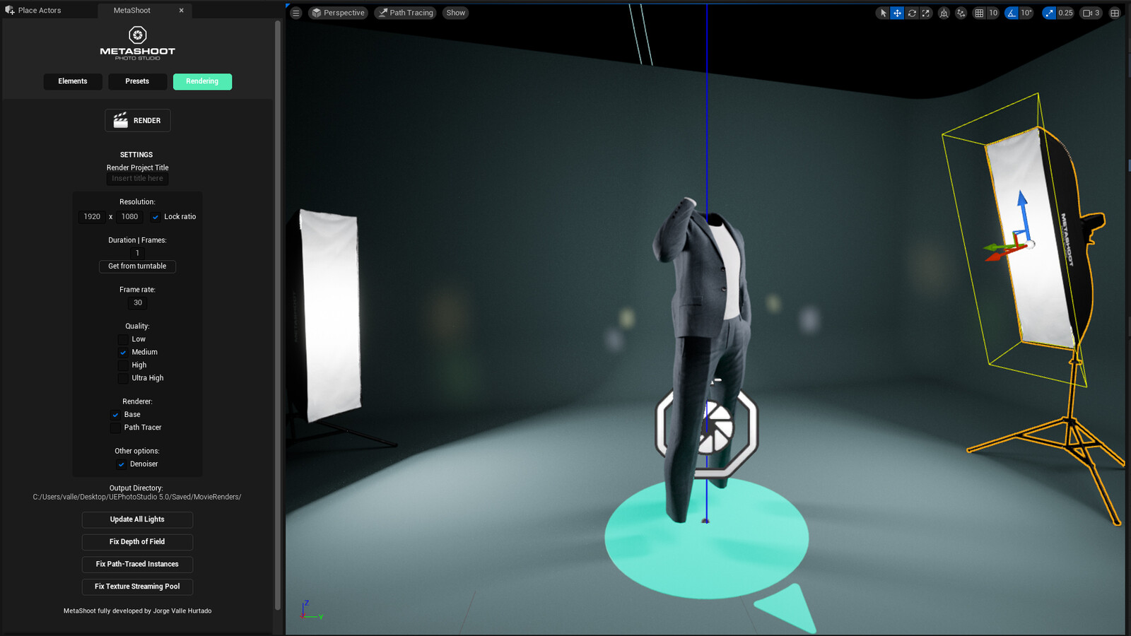 METASHOOT | 3D model by Jaimee Burke | Photo Studio Digital Twin for Unreal Engine - by VINZI