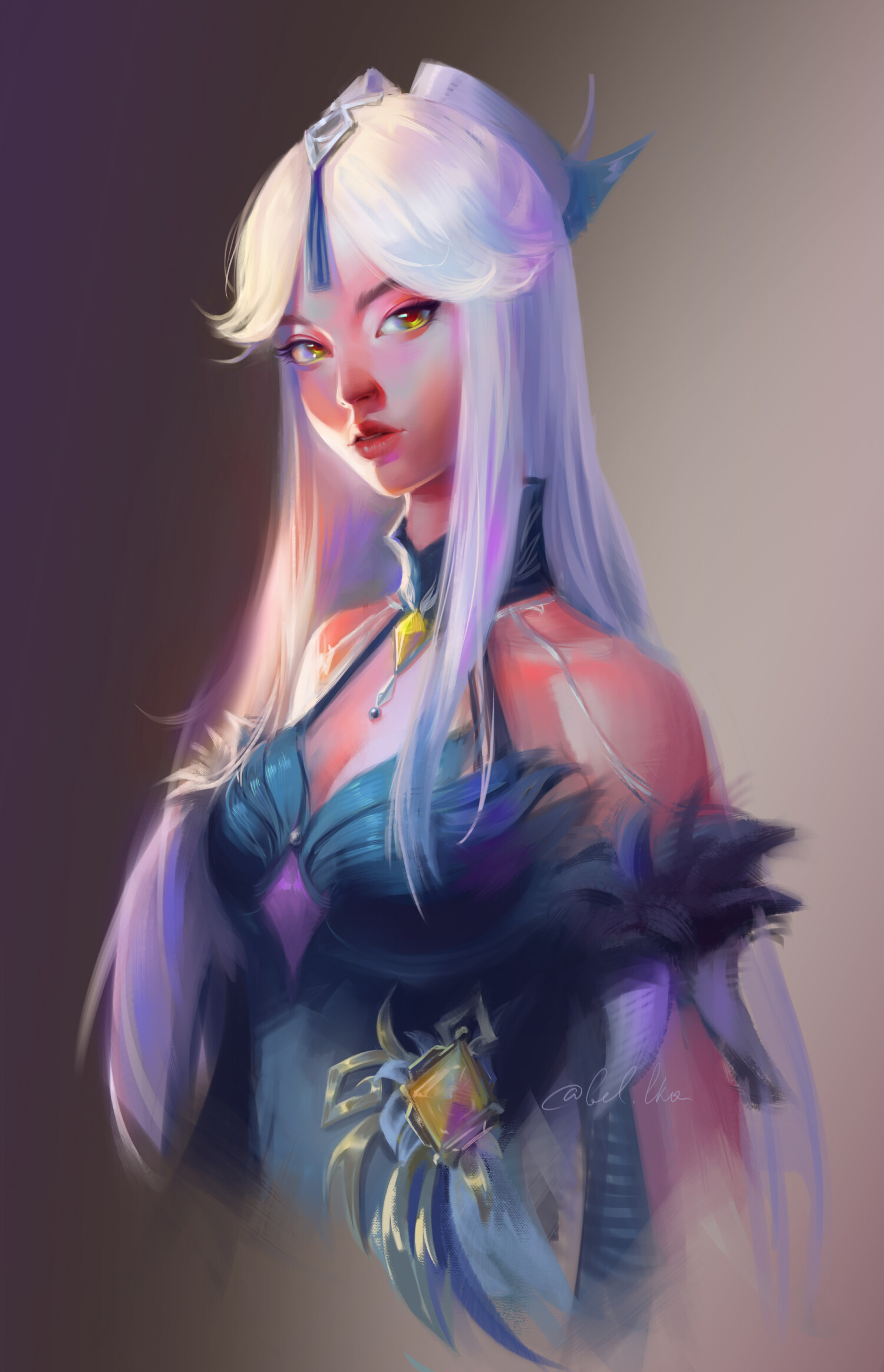 ArtStation - Ninnguang in blue