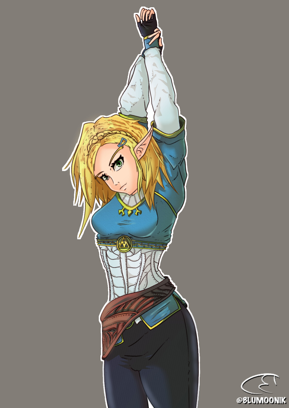 ArtStation - Link - Zelda BOTW Fan Art