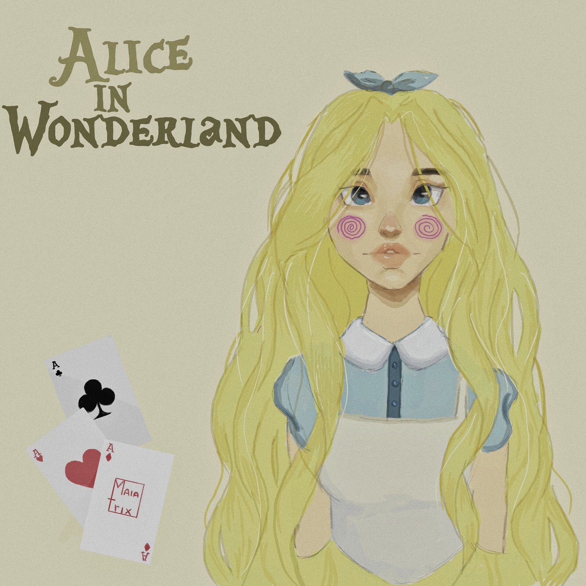 Artstation - Alice In Wonderland Fan Art