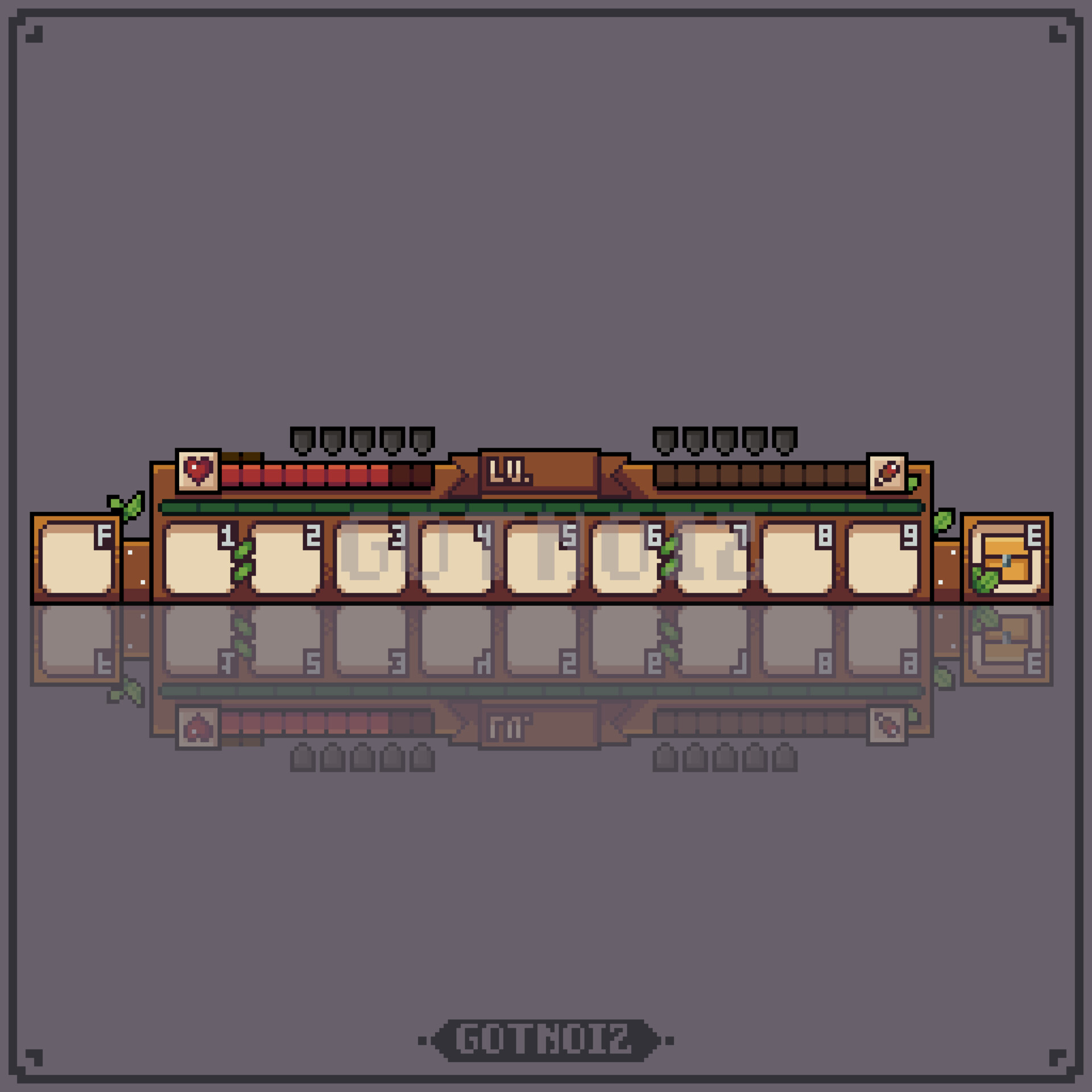 Artstation hud minecraft