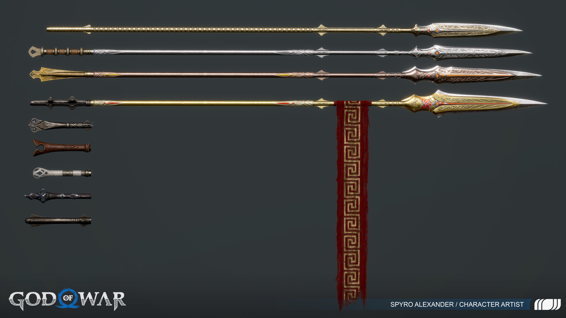 ArtStation God of War Ragnarok Draupnir Spear