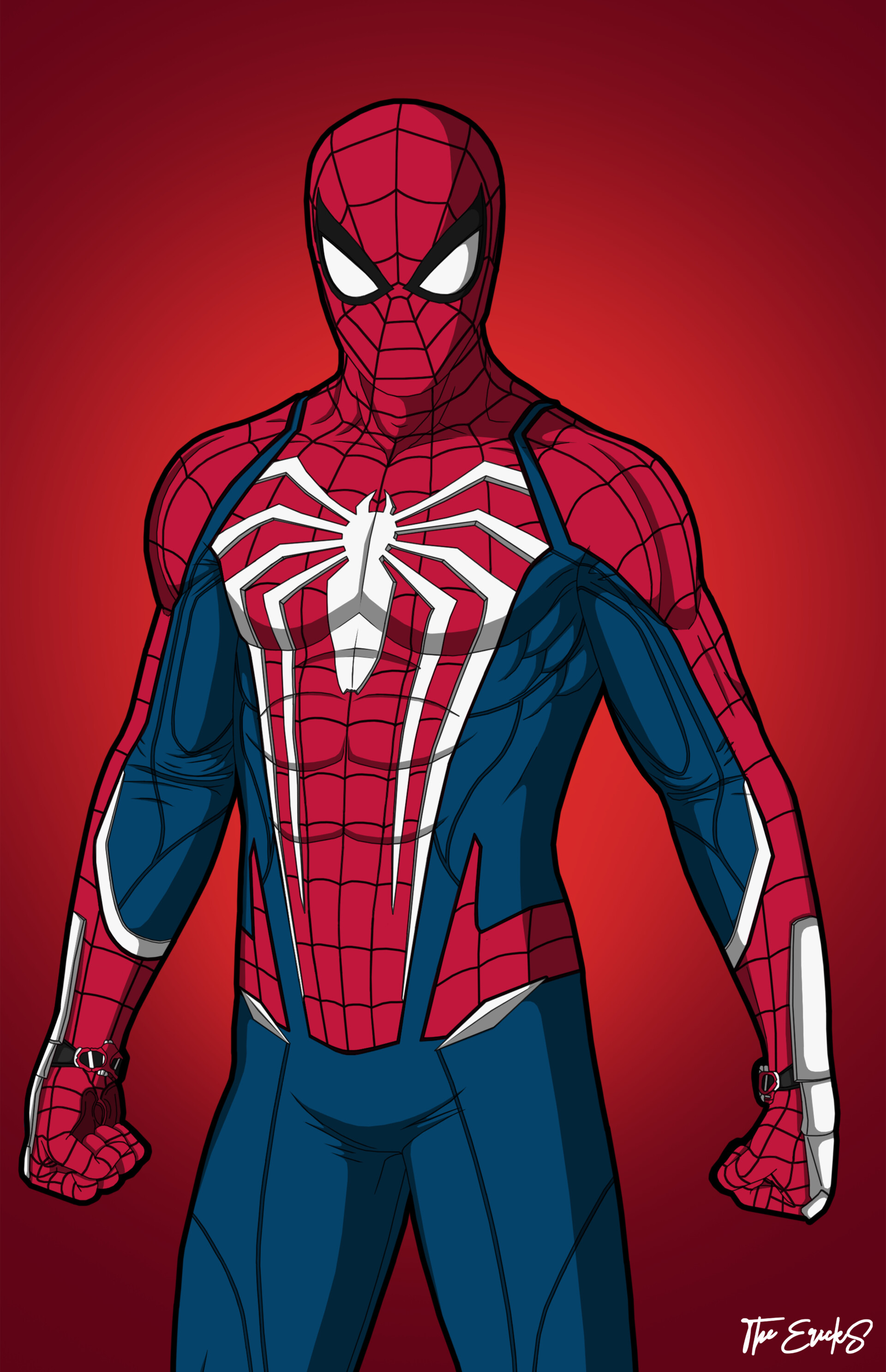 ArtStation - Marvel's Spider-Man New Suit PS5 by The ErickS