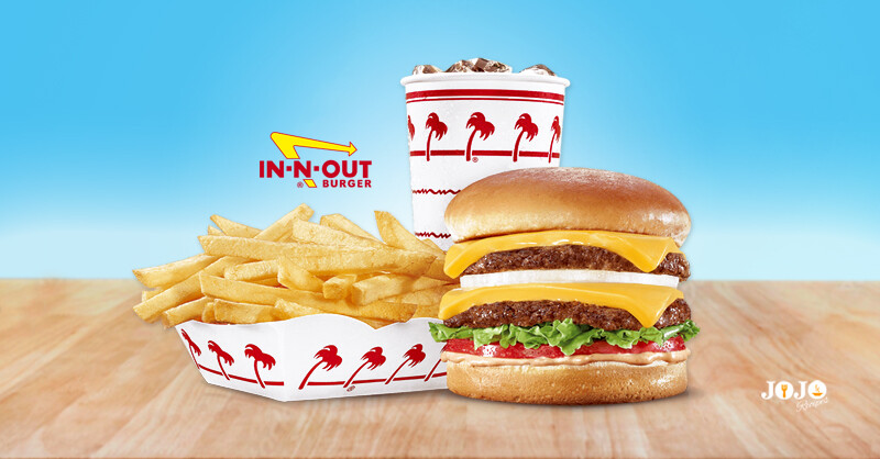 Art manipulated in Photoshop for visual marketing of a fast food menu website.