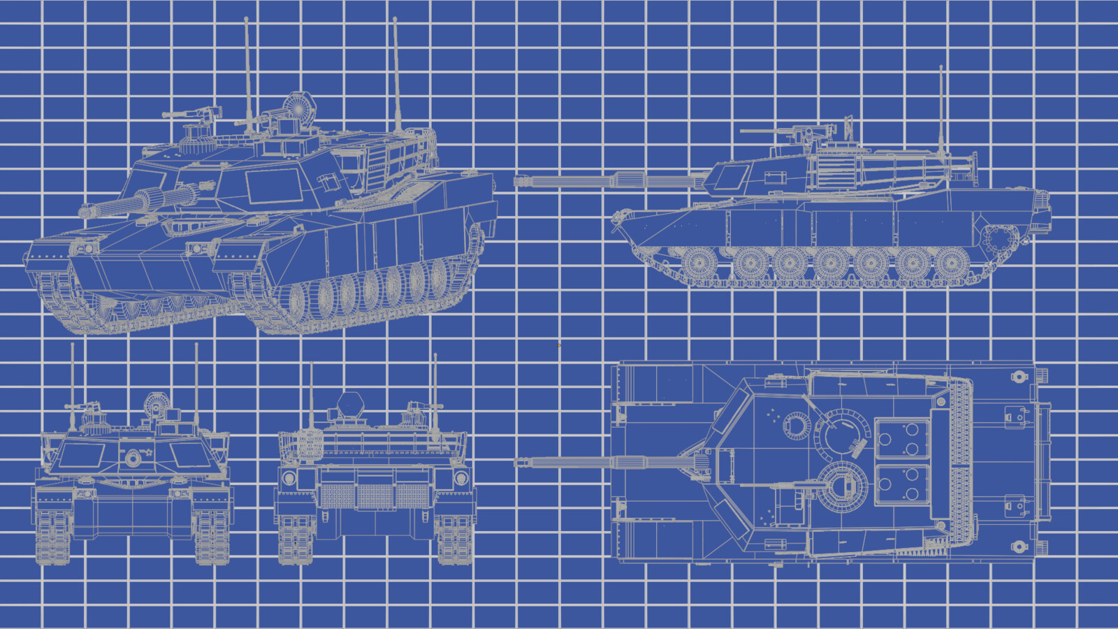 Vladimir Stoyanov M1 Abrams 3D Model Vladimir Stoyanov M1 Abrams 3D Model