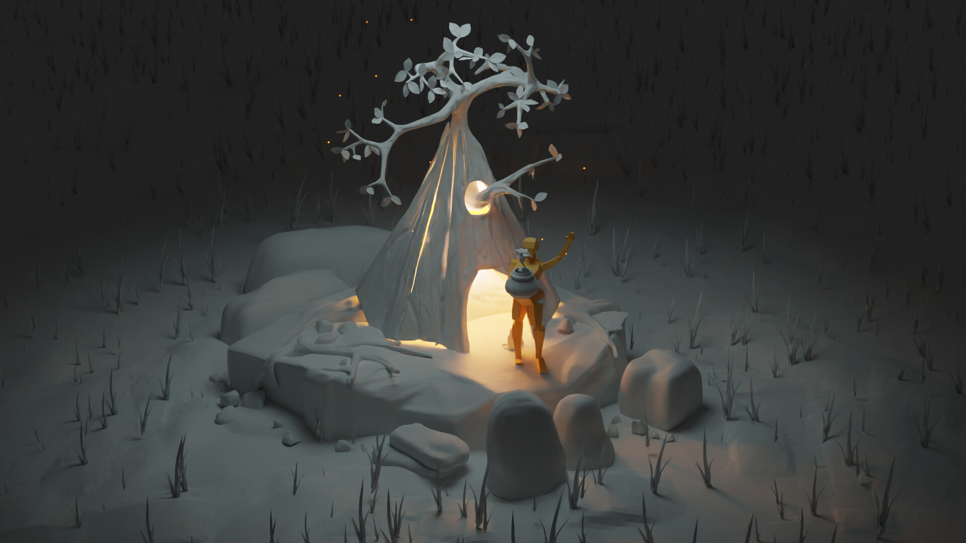 ArtStation - yellow human