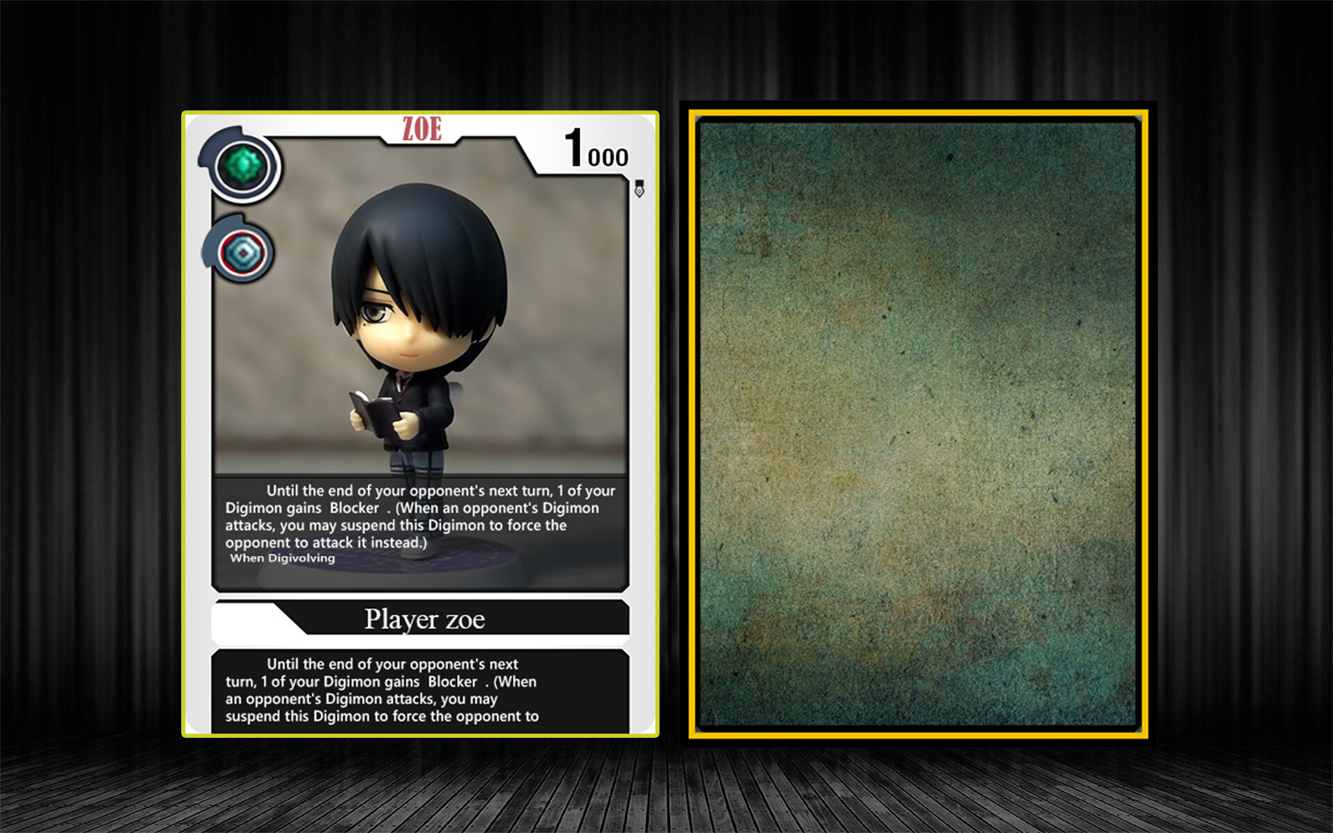 Atomic templates TCG Card Photoshop Design V1
