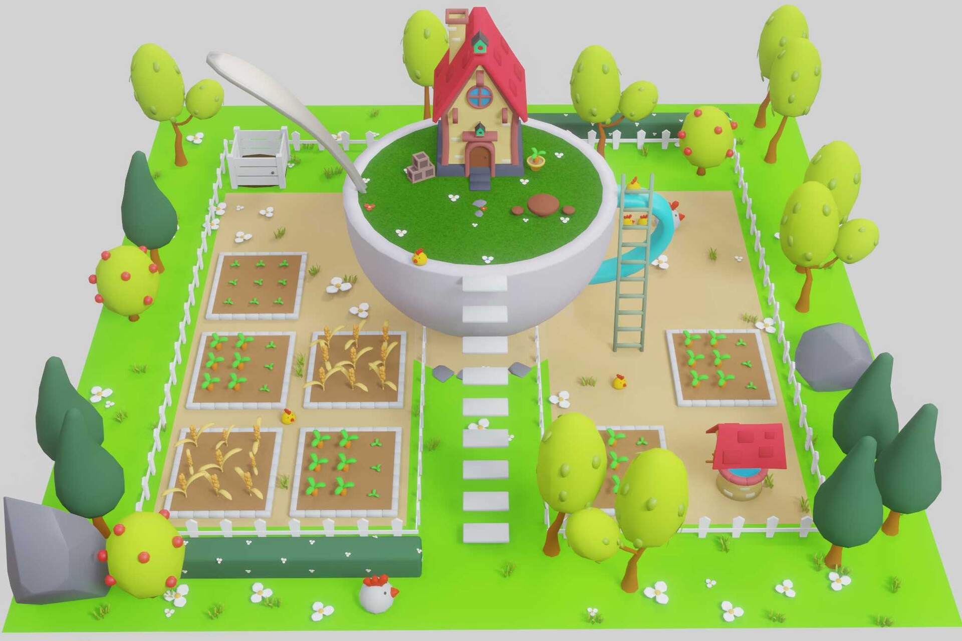 ArtStation Teacup House