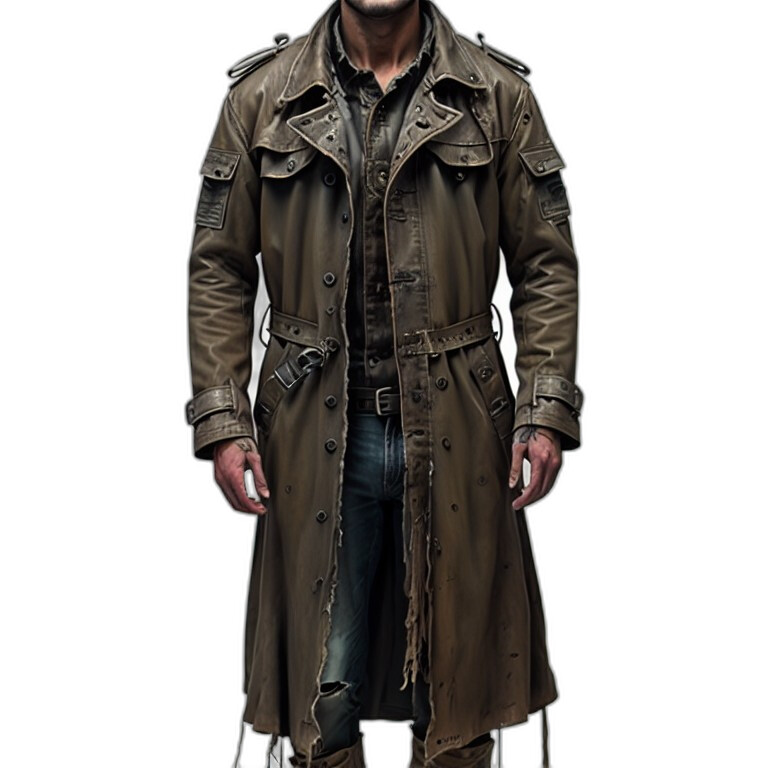 ArtStation Concept Design Cyberpunk Apoc. Trench Coat