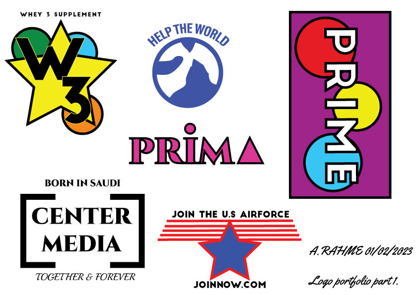 ArtStation - Logo design portfolio part 1 (01/02/23)