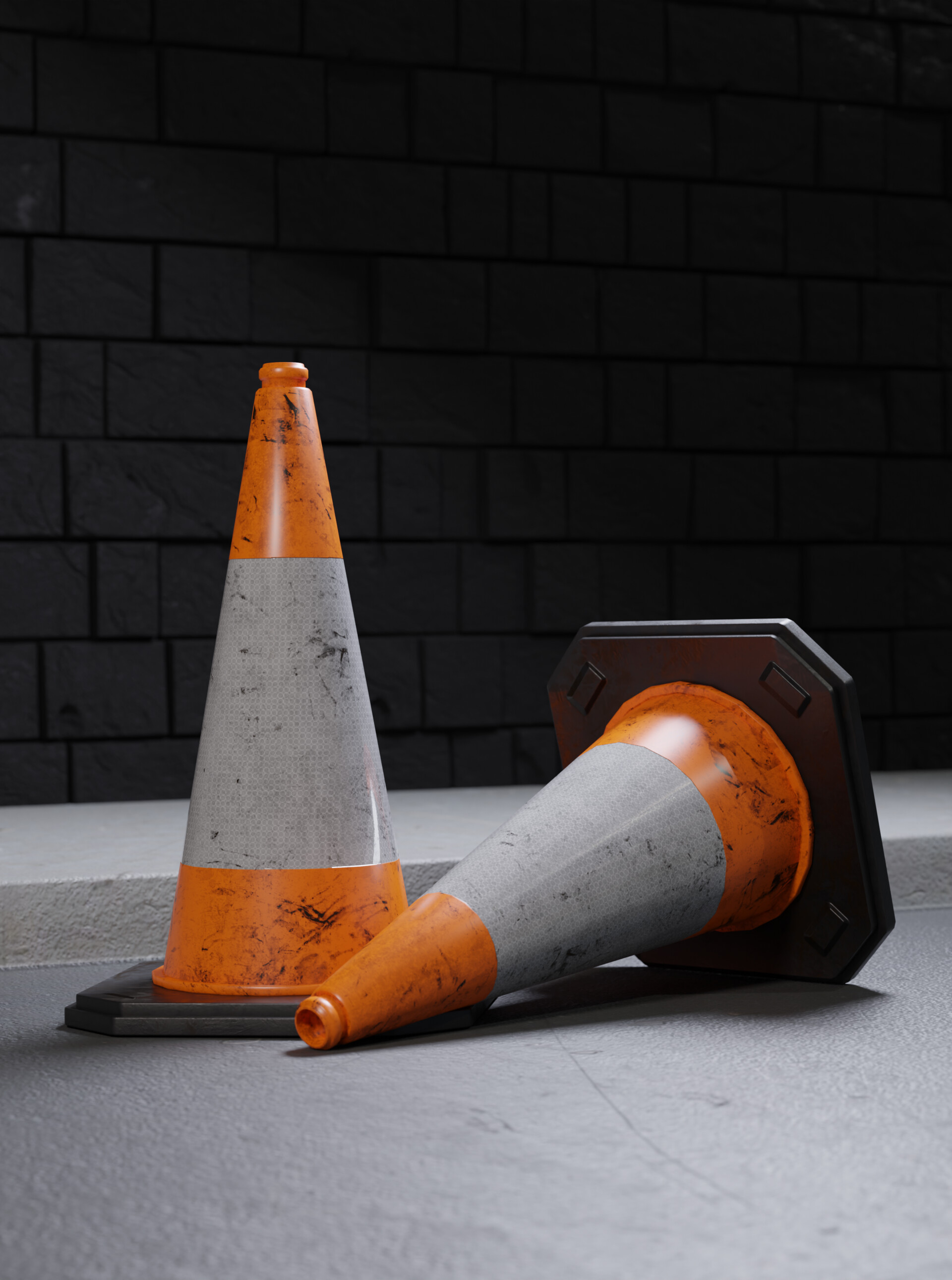 ArtStation Traffic cone.
