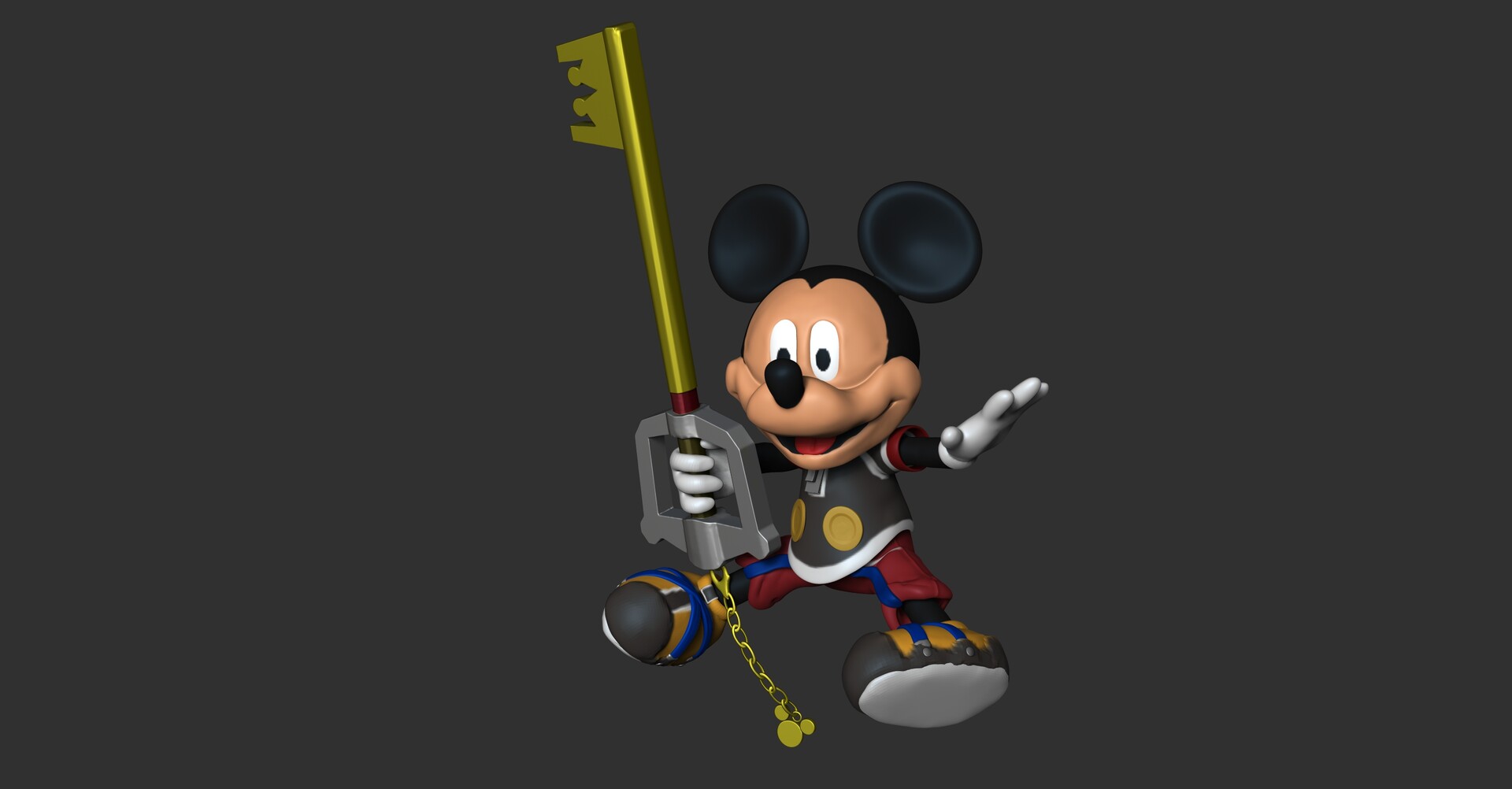 ArtStation - Kingdom Hearts King Mickey