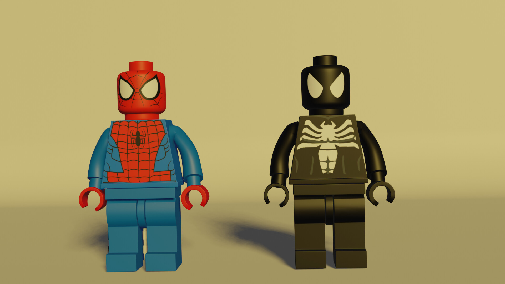 ArtStation - Lego Suit and Normal Suit Spider-Man