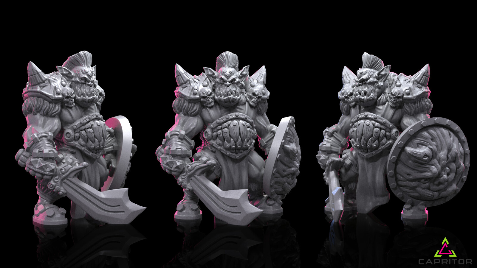 "Garthak" Part of our old-school "Orcs" product line. Zbrush Sculpture Shown