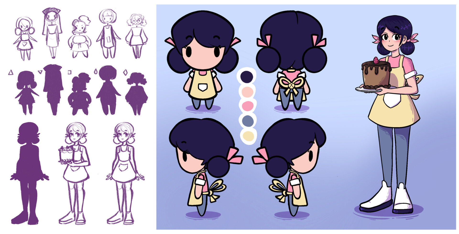 ArtStation Baker Girl Character Exploration