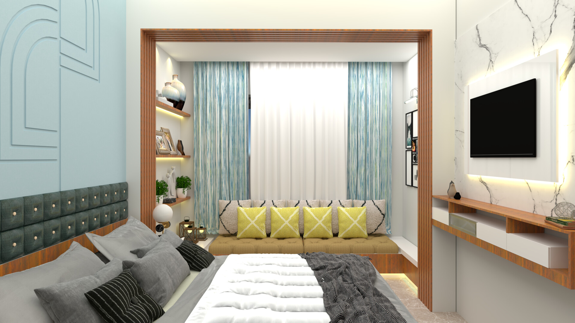 Taher Kagzi Interior_Bedroom