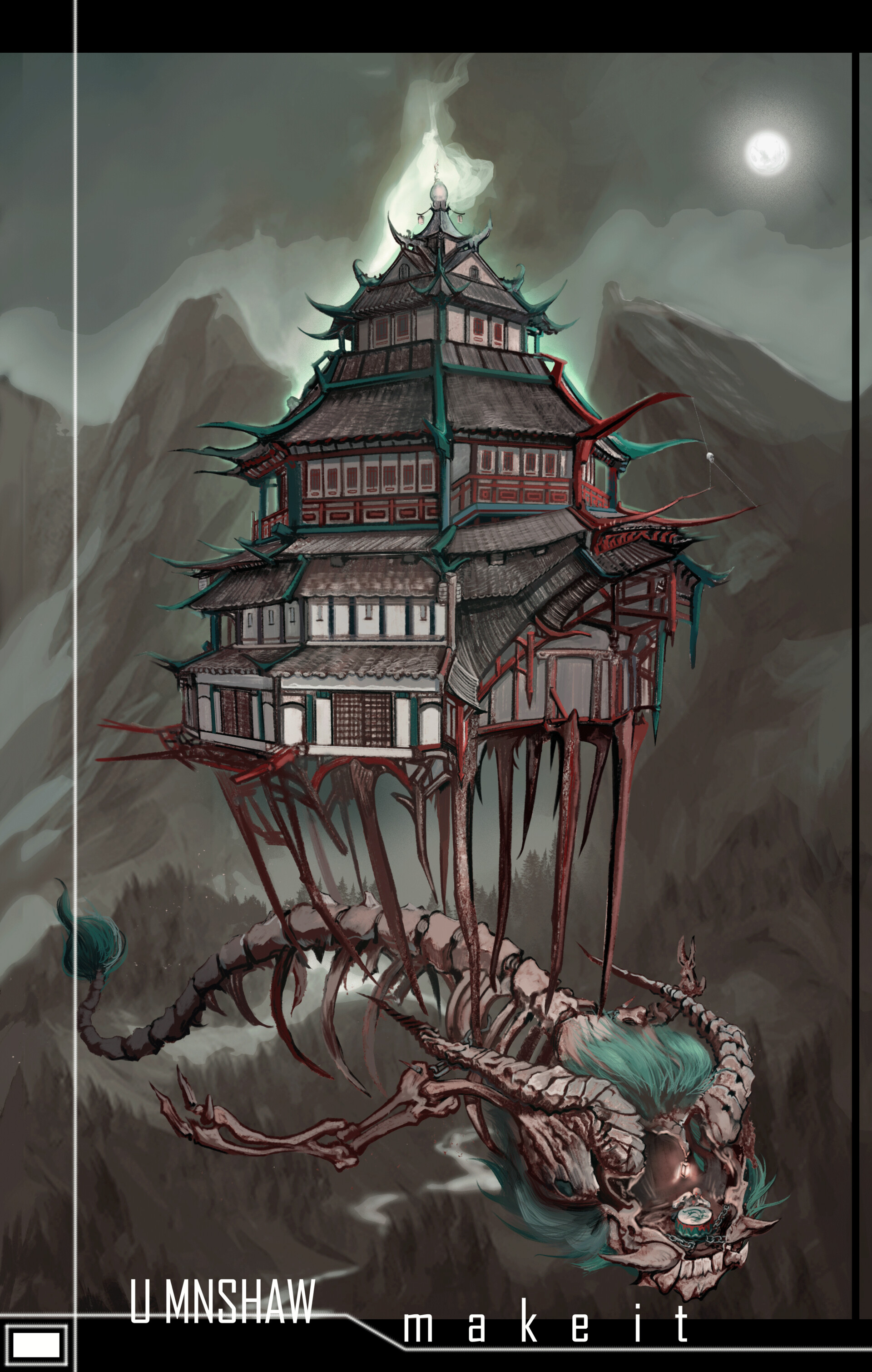 ArtStation 【扶桑台】Fusao Tower