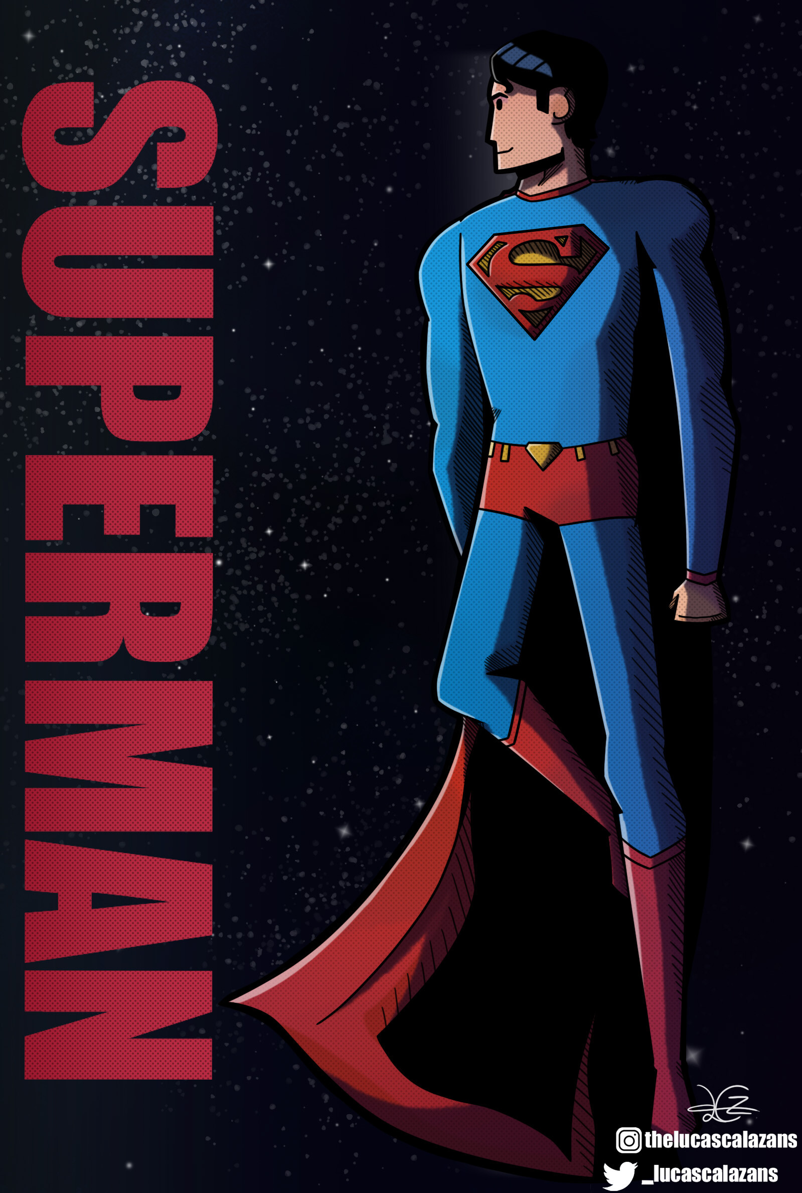 ArtStation - superman in stars