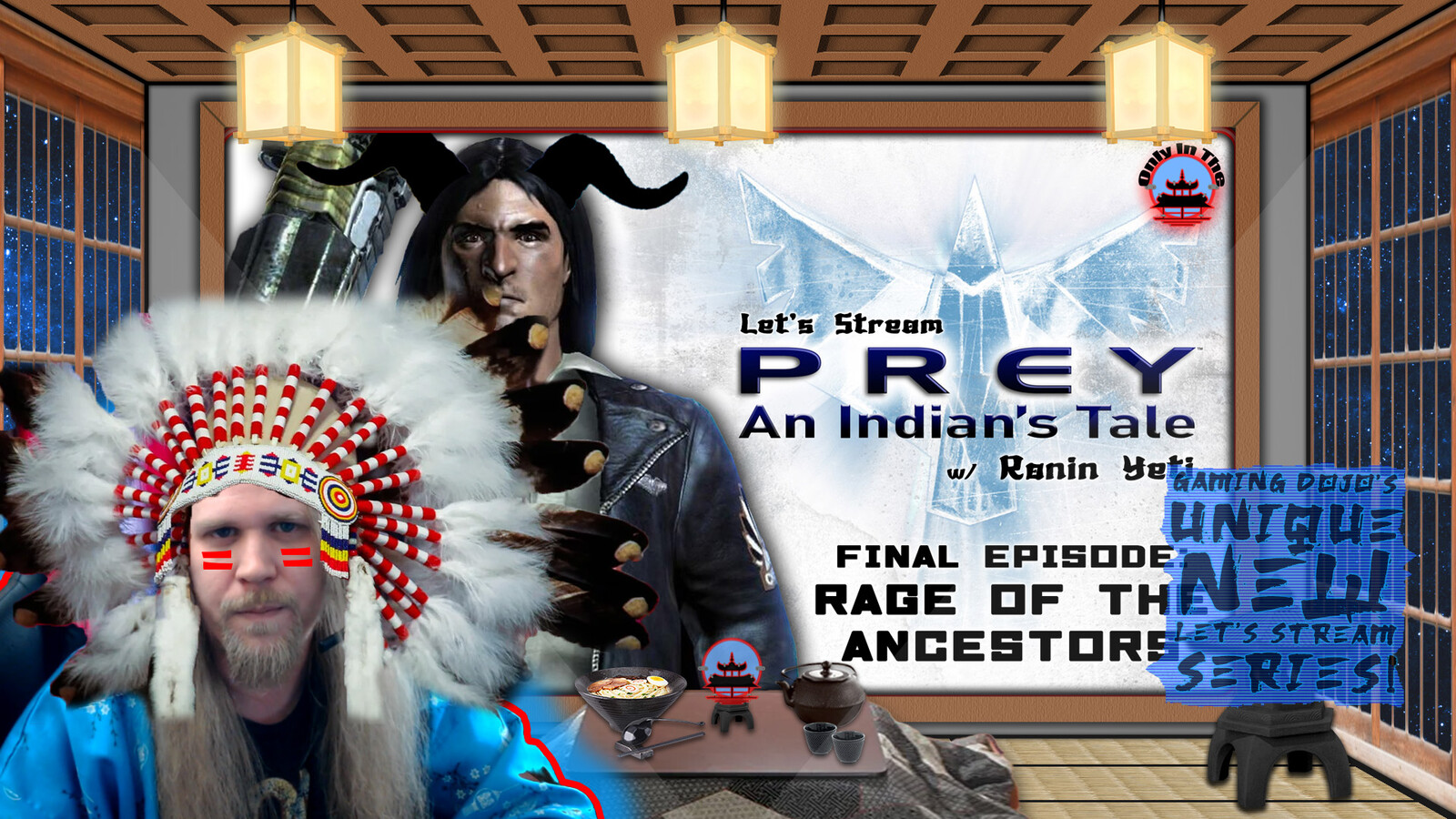Let's Stream "Prey: An Indian's Tale" Final Episode Image | Ronin Yeti Twitch Streaming