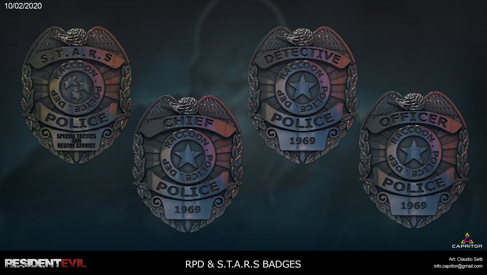 Resident Evil Badges Finals