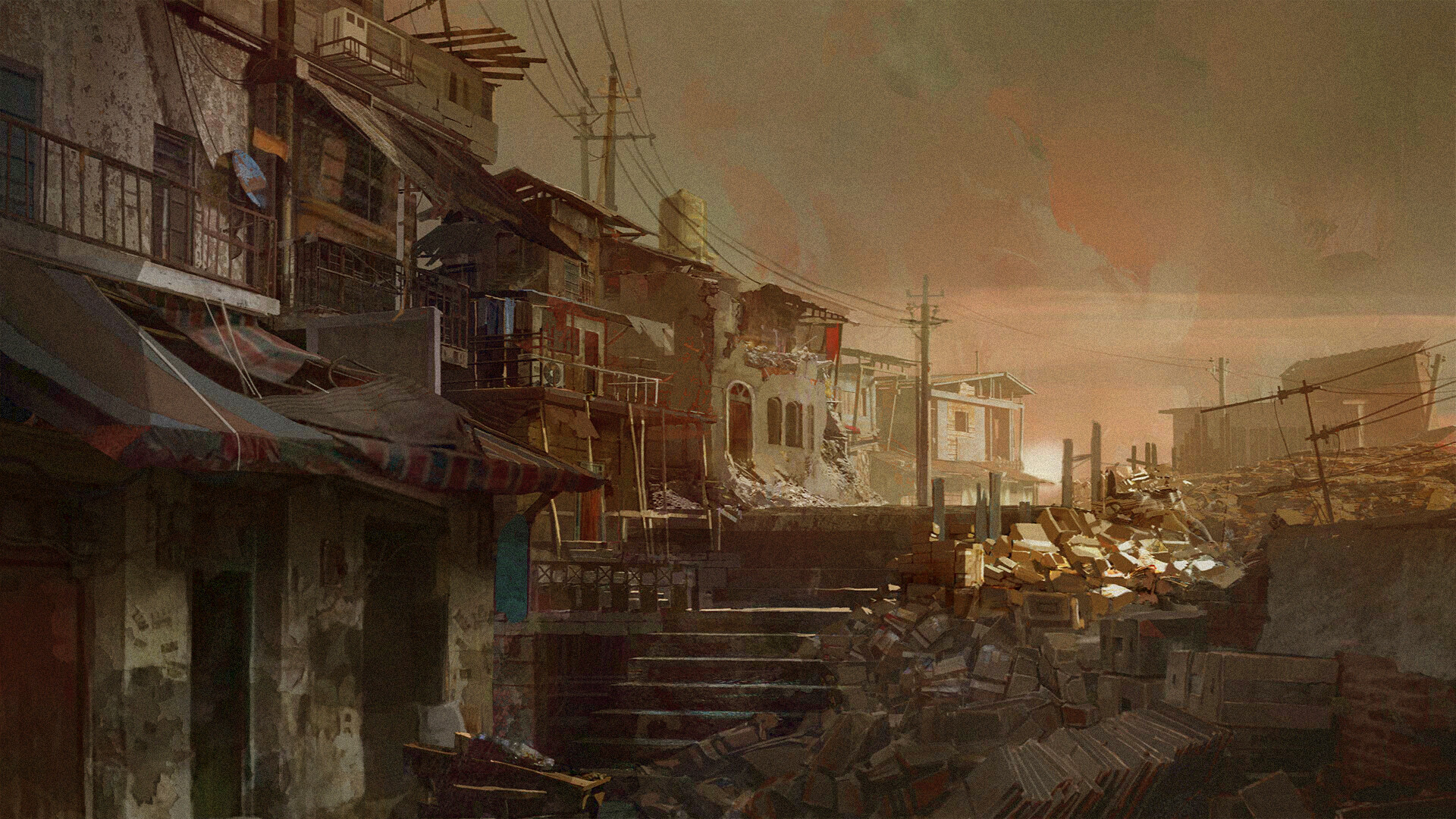 ArtStation - Slum scene design