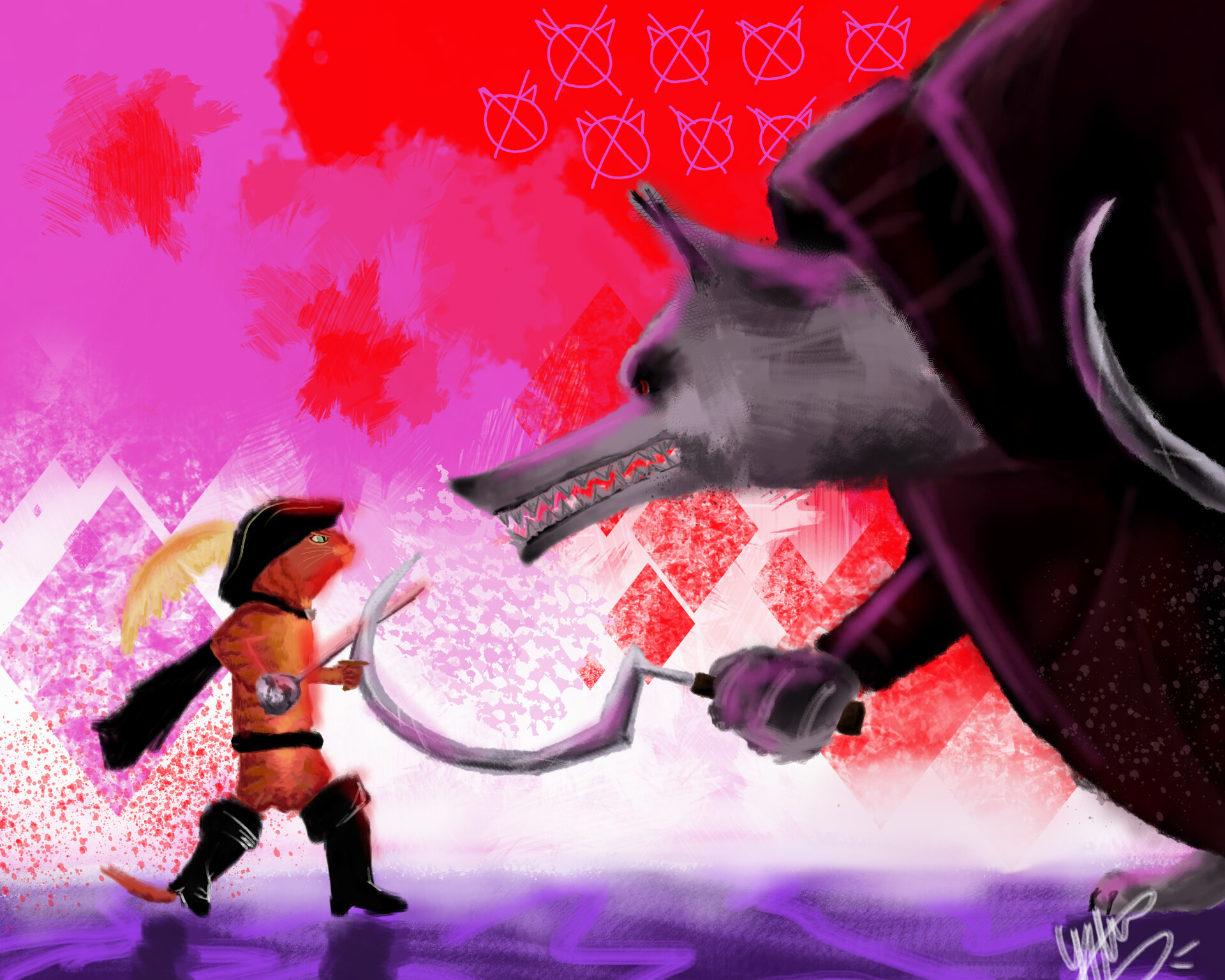 Картинка смерти из кота в сапогах