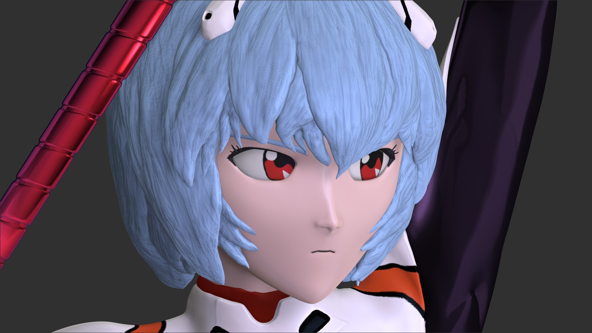 ArtStation Rei Ayanami 3D model