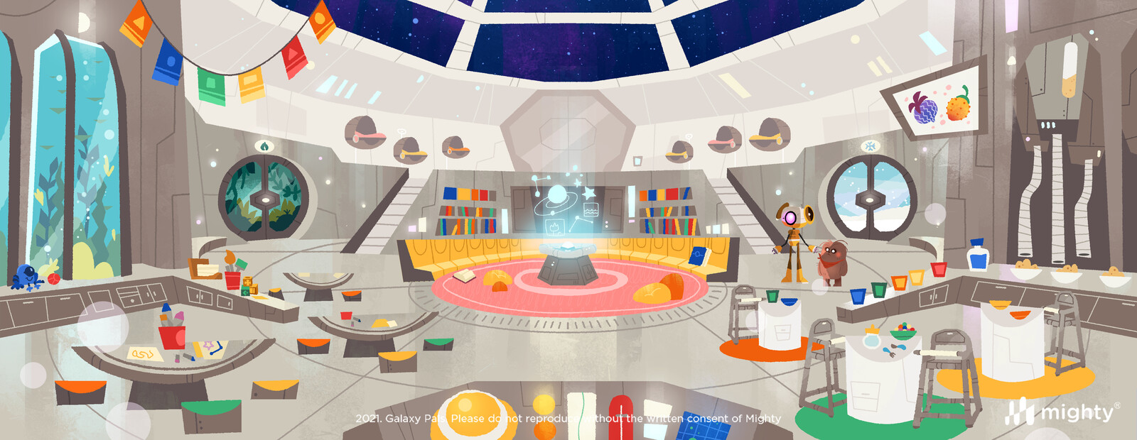 Youngling Care Space Station Interiors