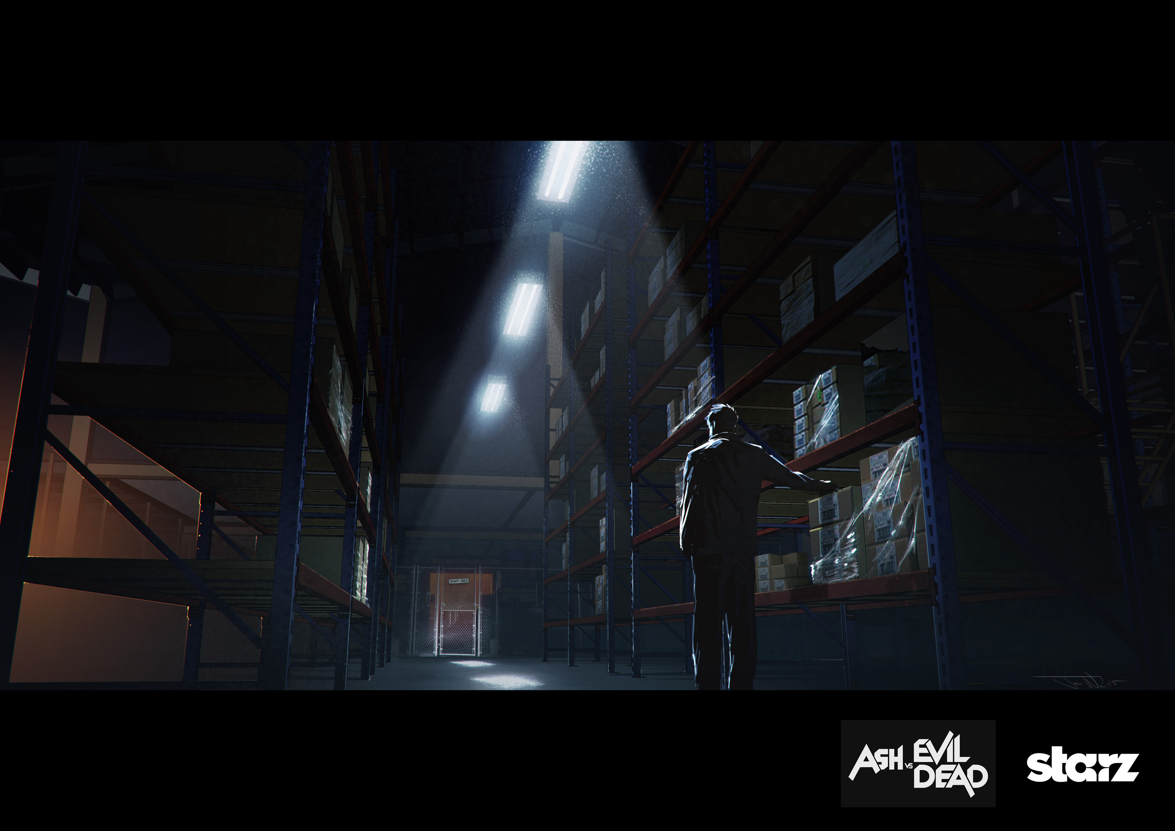 El Jefe - Kmart stockroom Environment Concept - Dir Sam Raimi