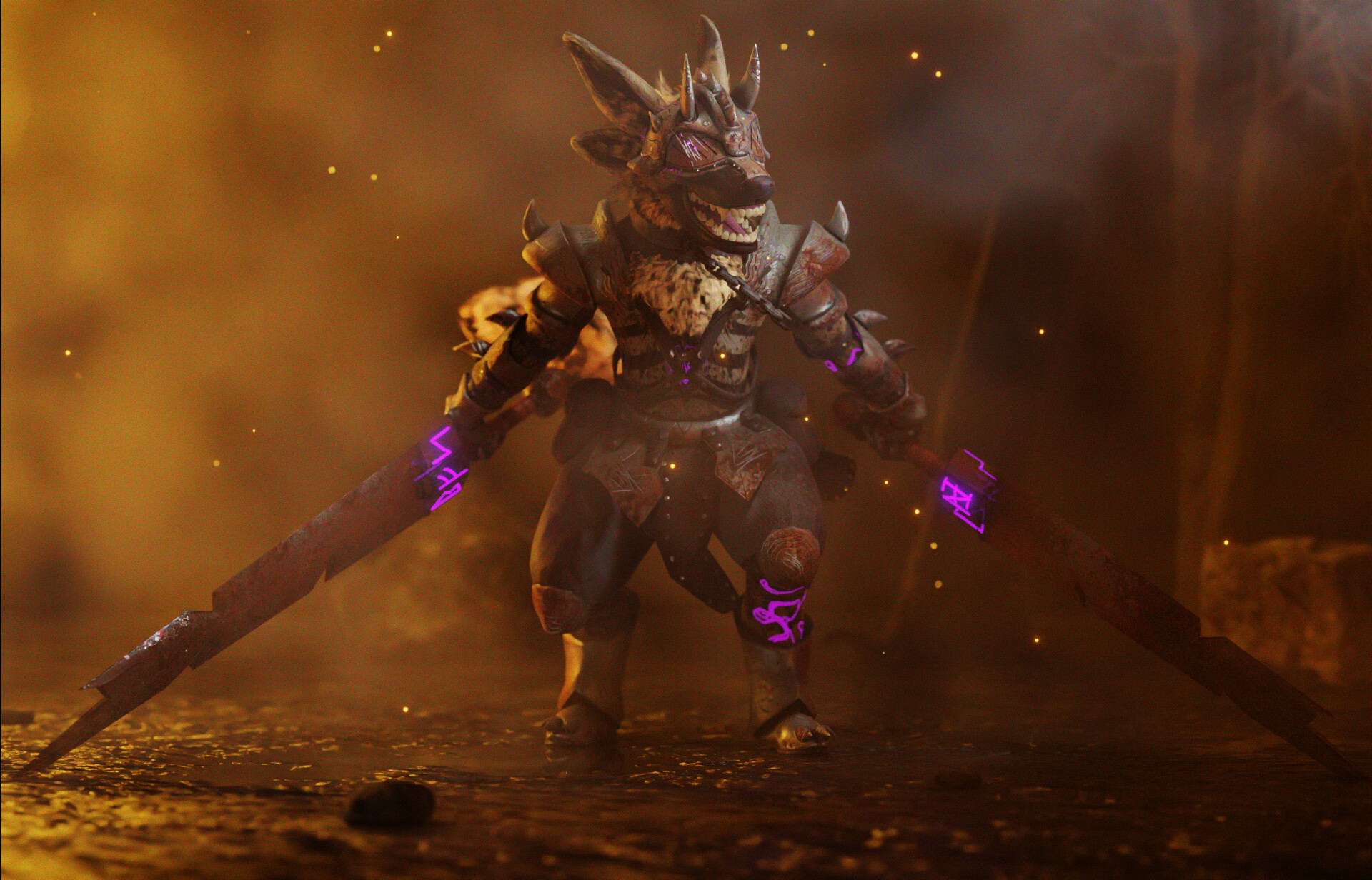 ArtStation - Rusty the Hyena