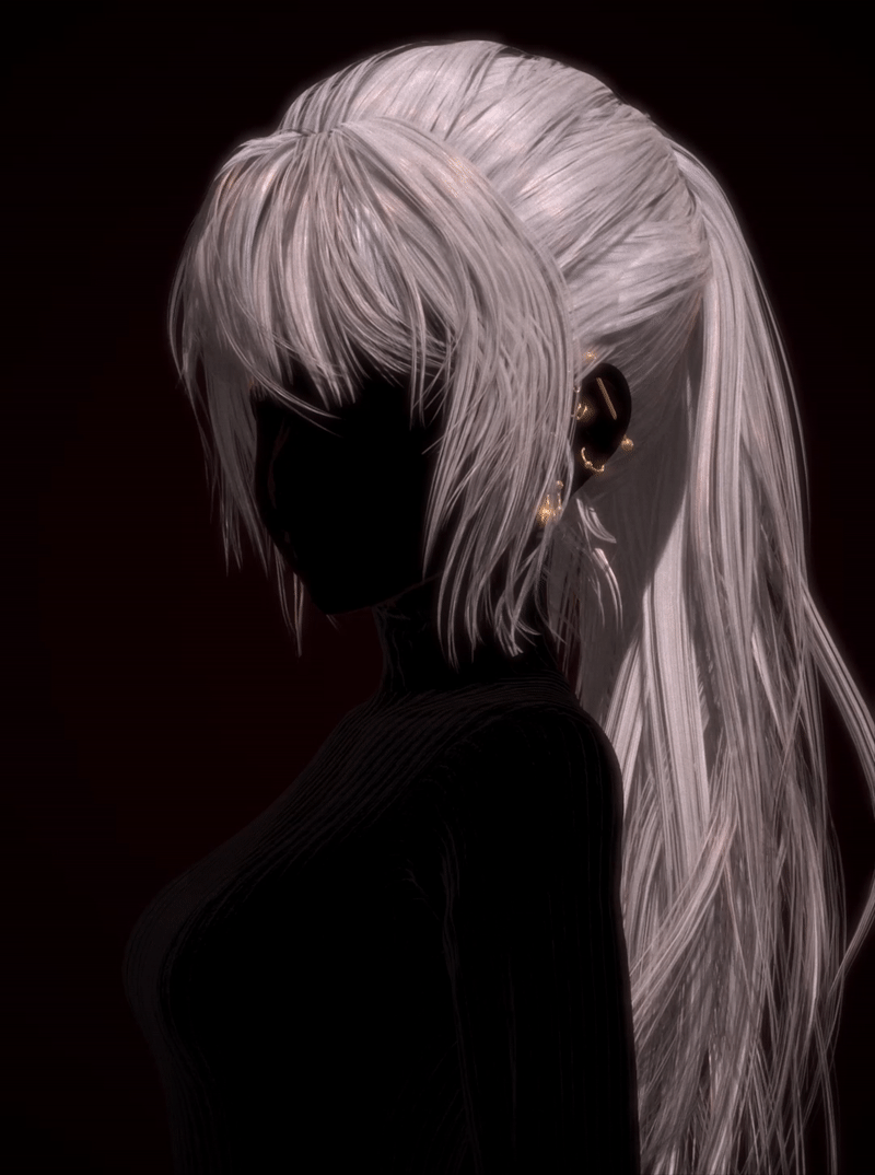 ArtStation - white hair