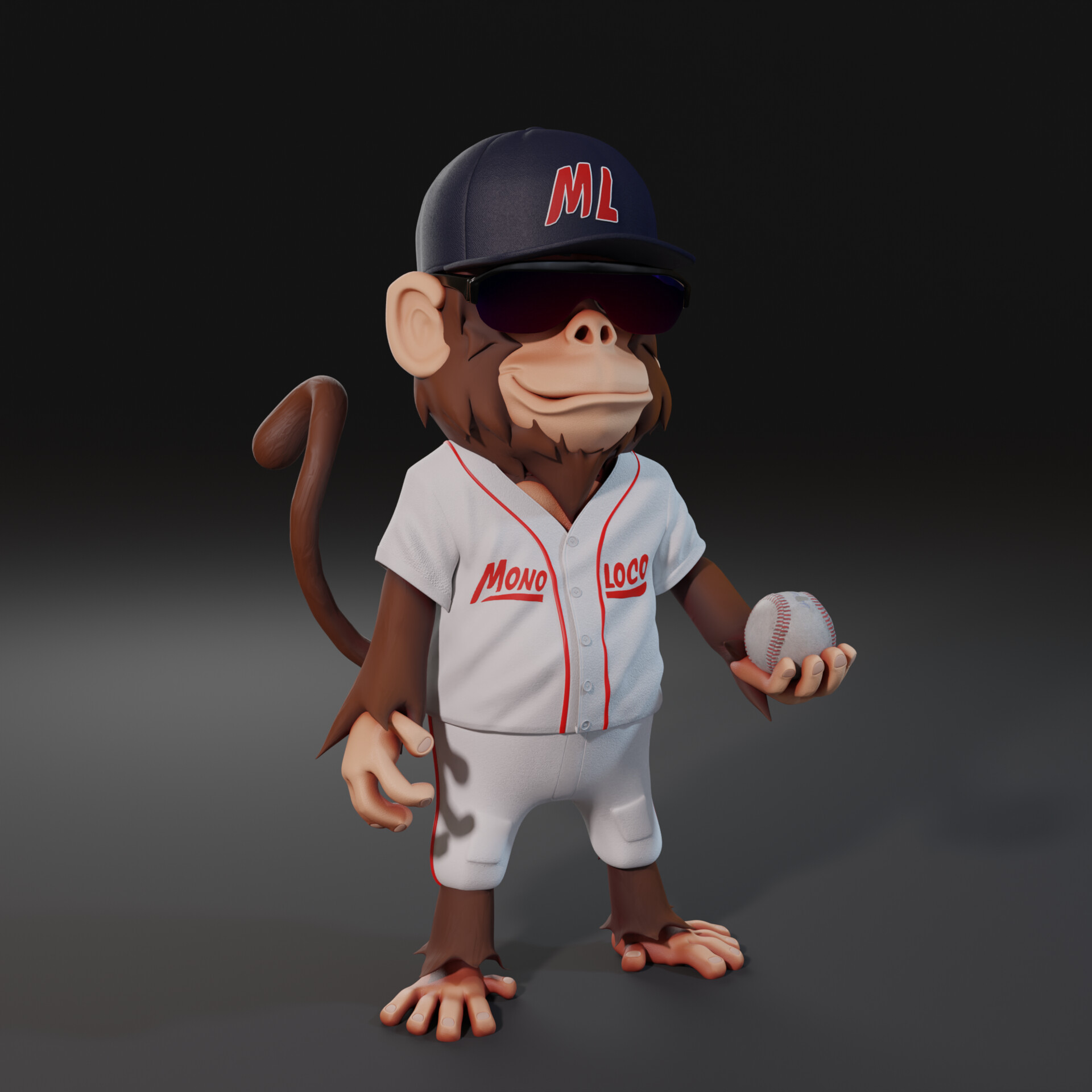 ArtStation - 3d character crazy monkey