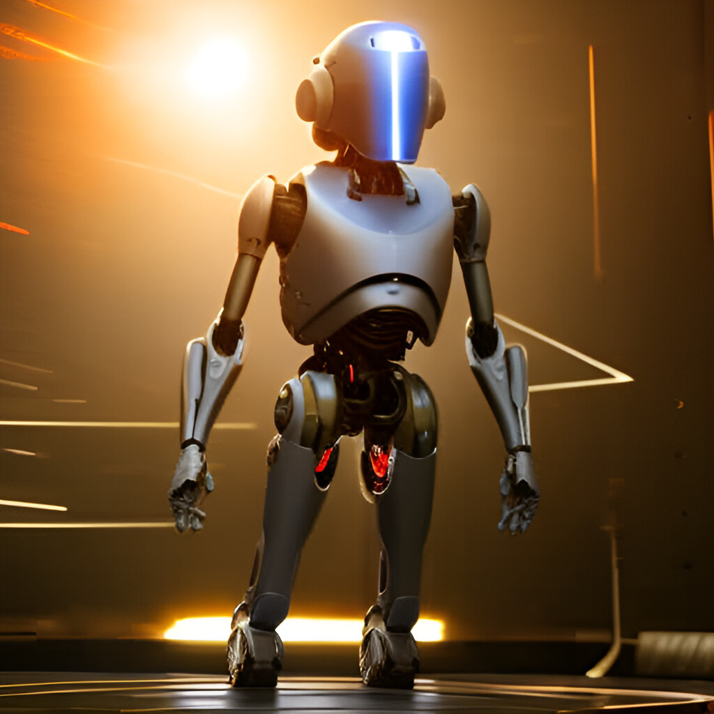 ArtStation - Futuristic battle droid (futurism of 2020s years)