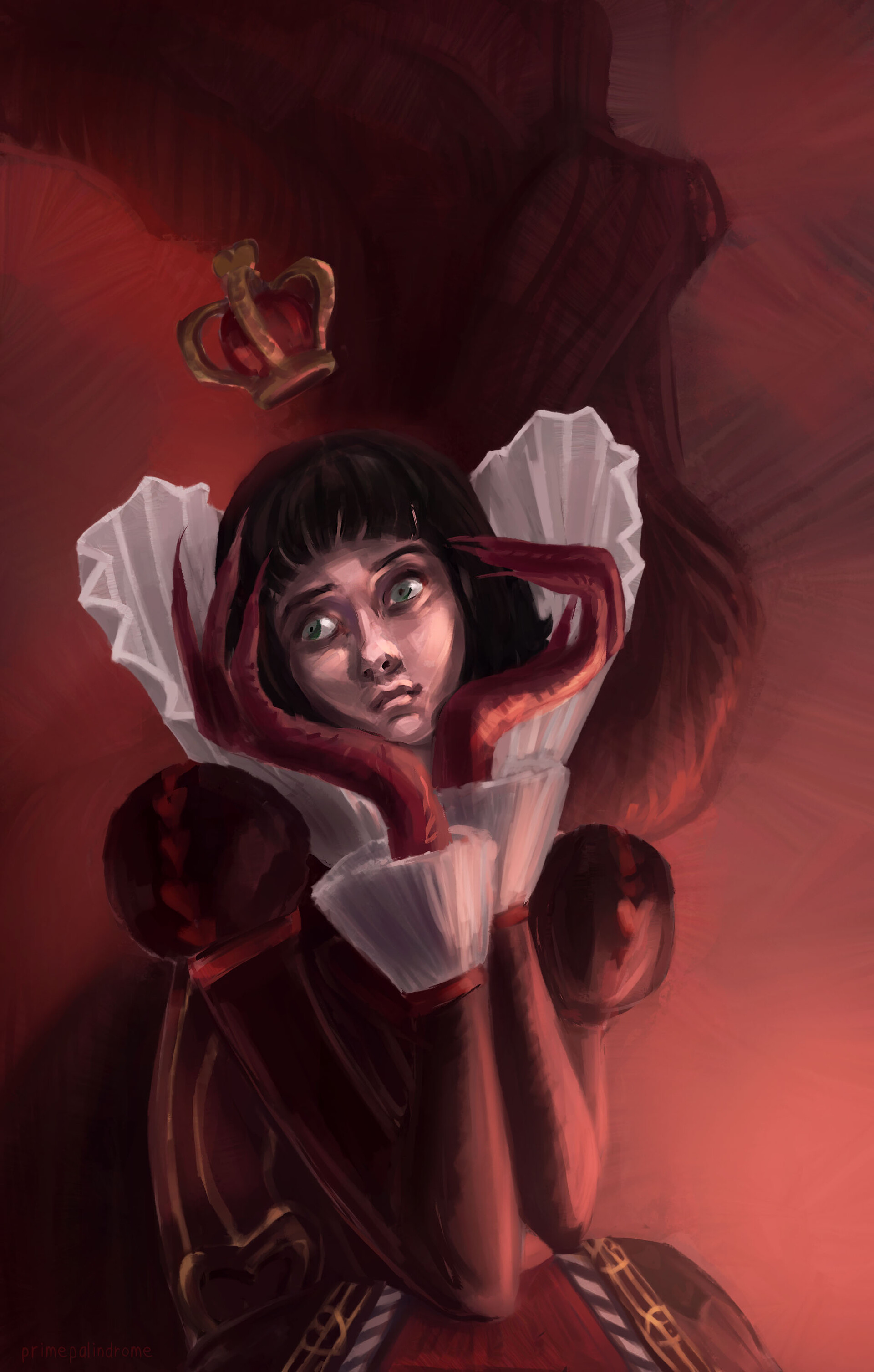 ArtStation Queen of hearts