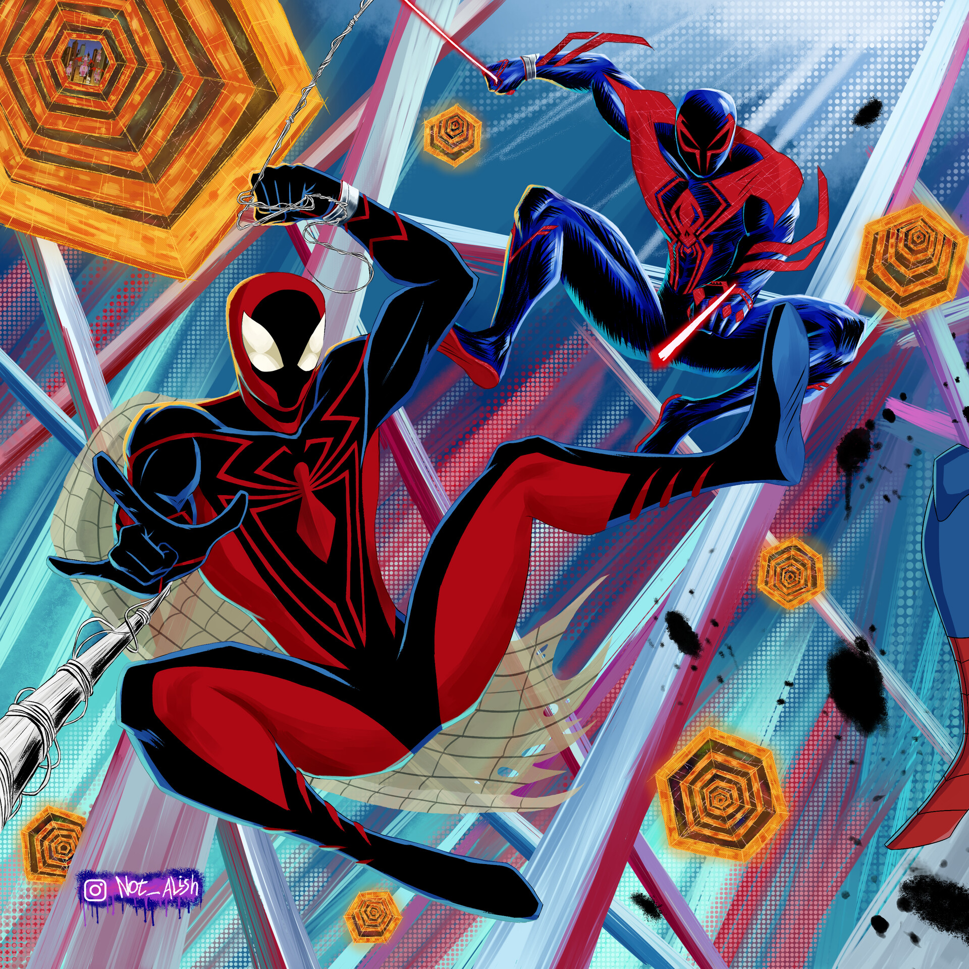 spider-man: across the spider-verse (art by diiivoy)  Spiderman drawing,  Marvel spiderman art, Spider verse
