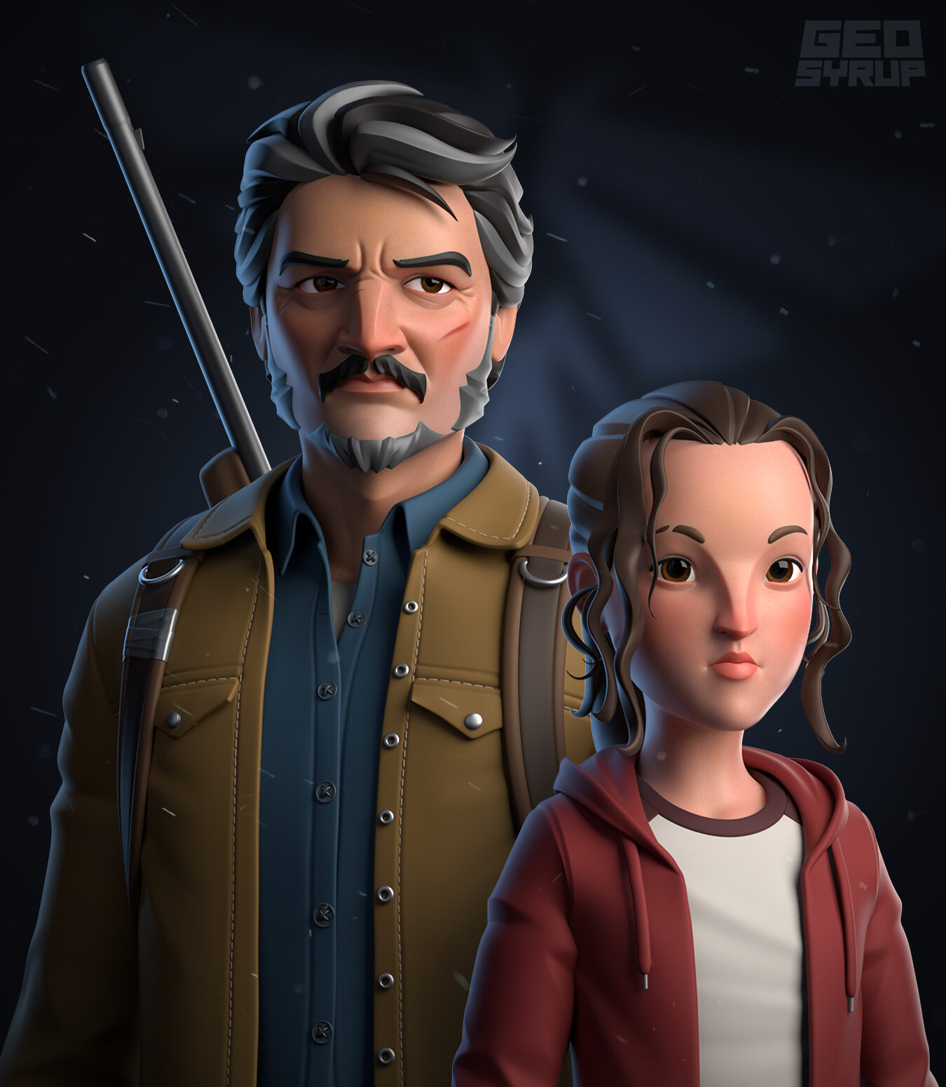 ArtStation - Joel and Tommy - The Last Of Us