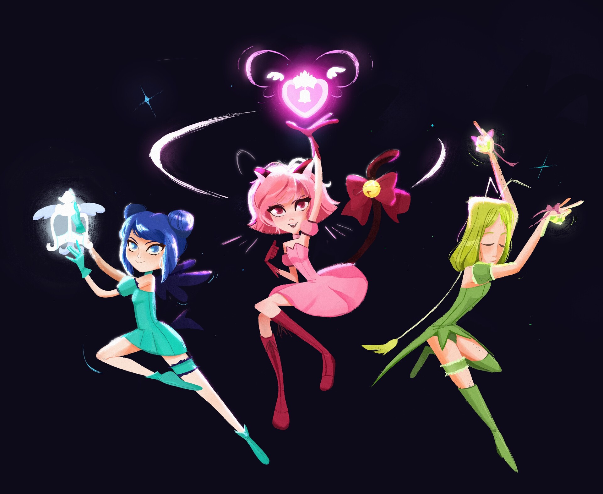 ArtStation Magical girl fanart