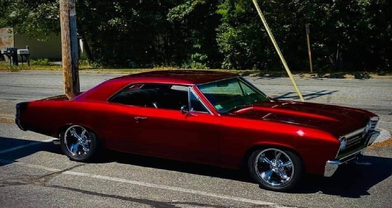 ArtStation 1967 Chevy Chevelle Cherry Red Color