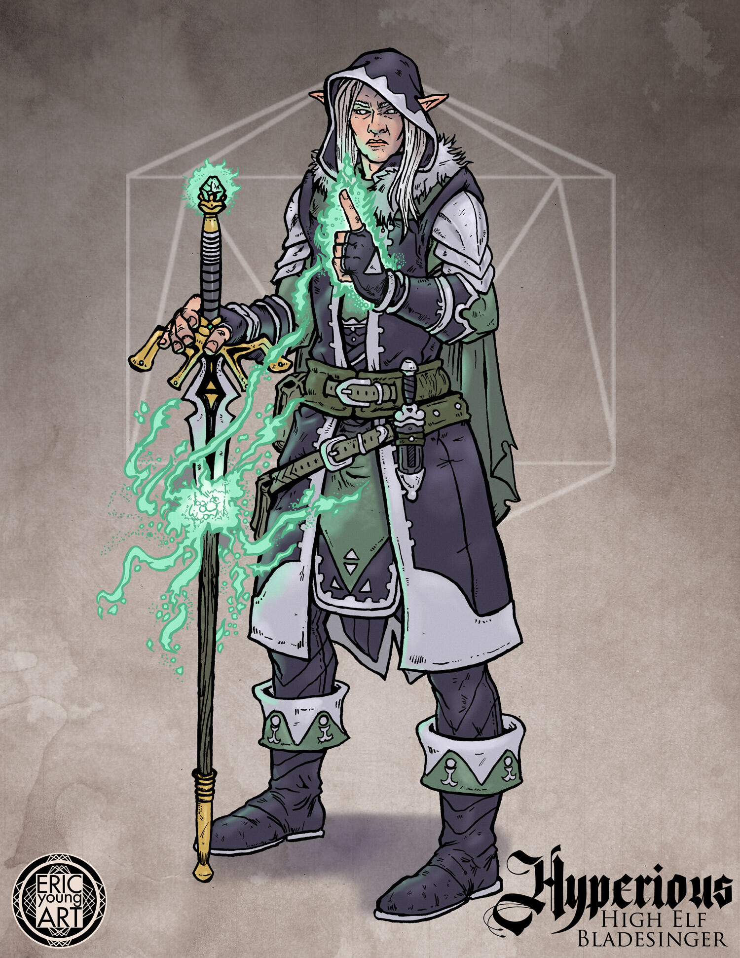 Bladesinger Wizard by Eric Young : r/ImaginaryElves