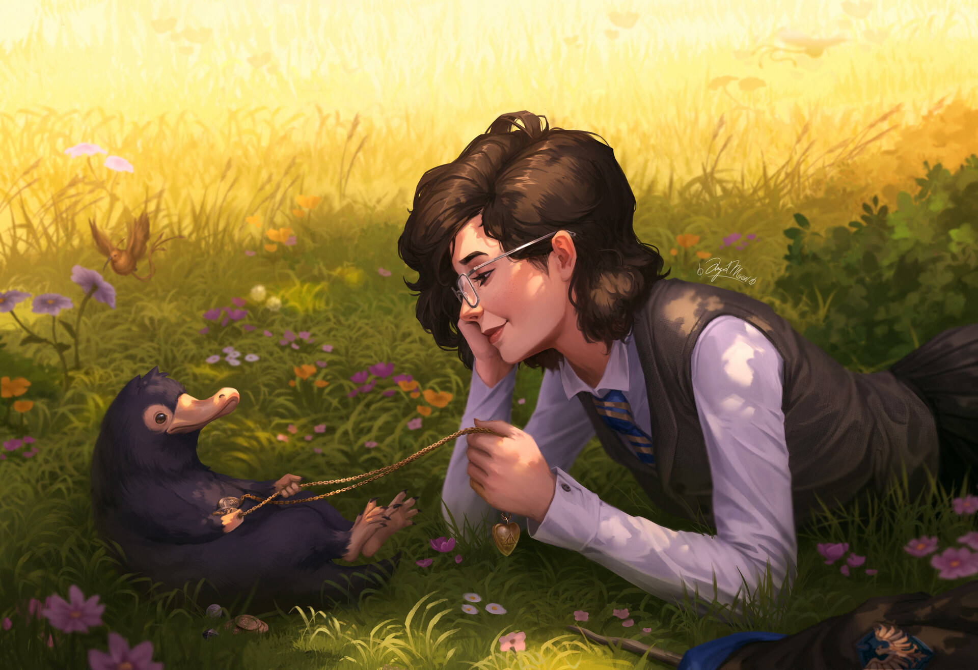 ArtStation Niffler Time Hogwarts Legacy Fan Art