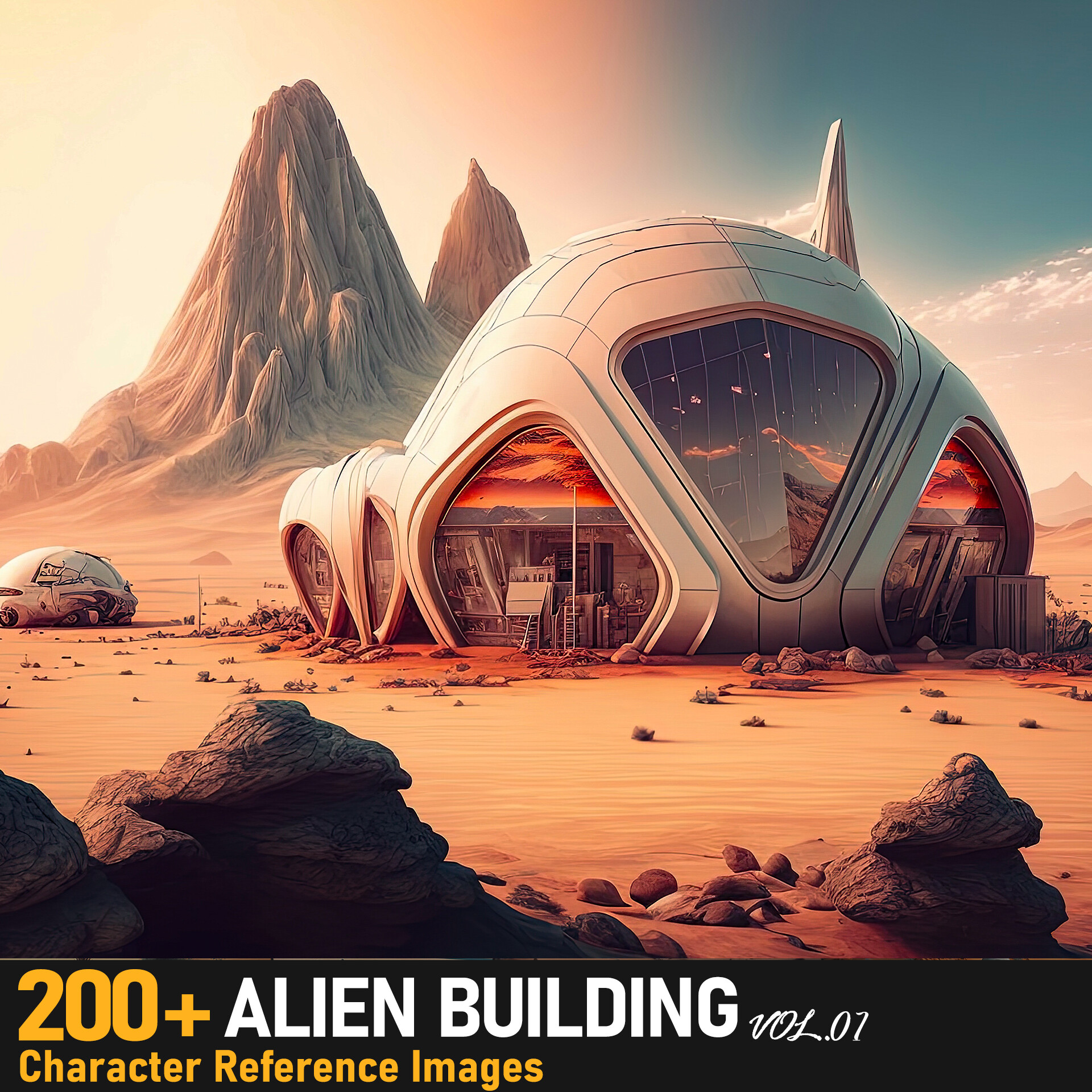 ArtStation Alien Building_VOL.01