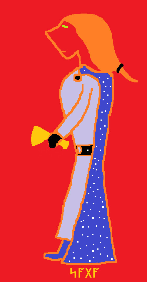 ArtStation - Goddess Saga Anglo-Saxon runes. gold, orange lavendel ...