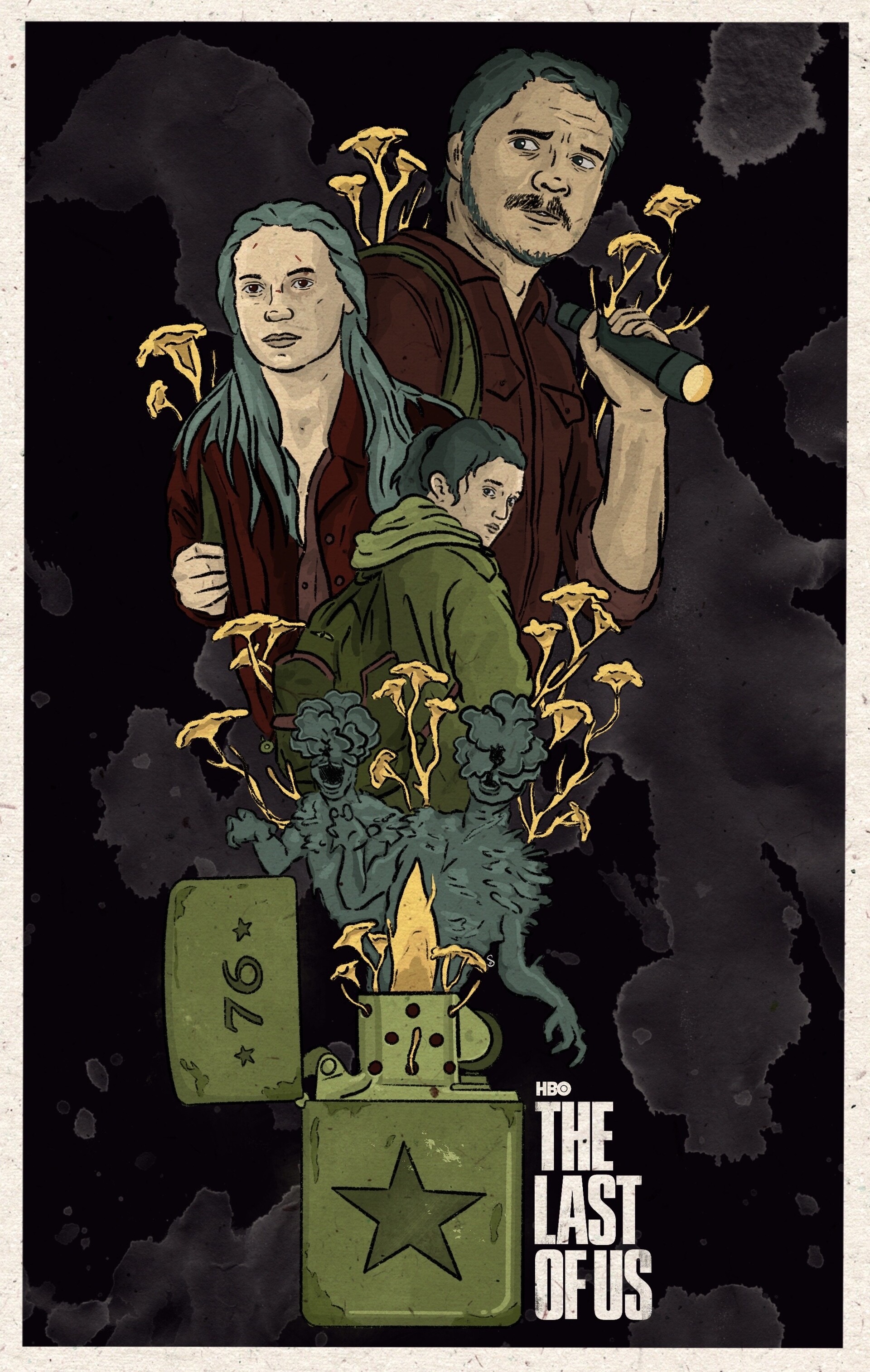 ArtStation - HBO's 'The Last of Us' Poster