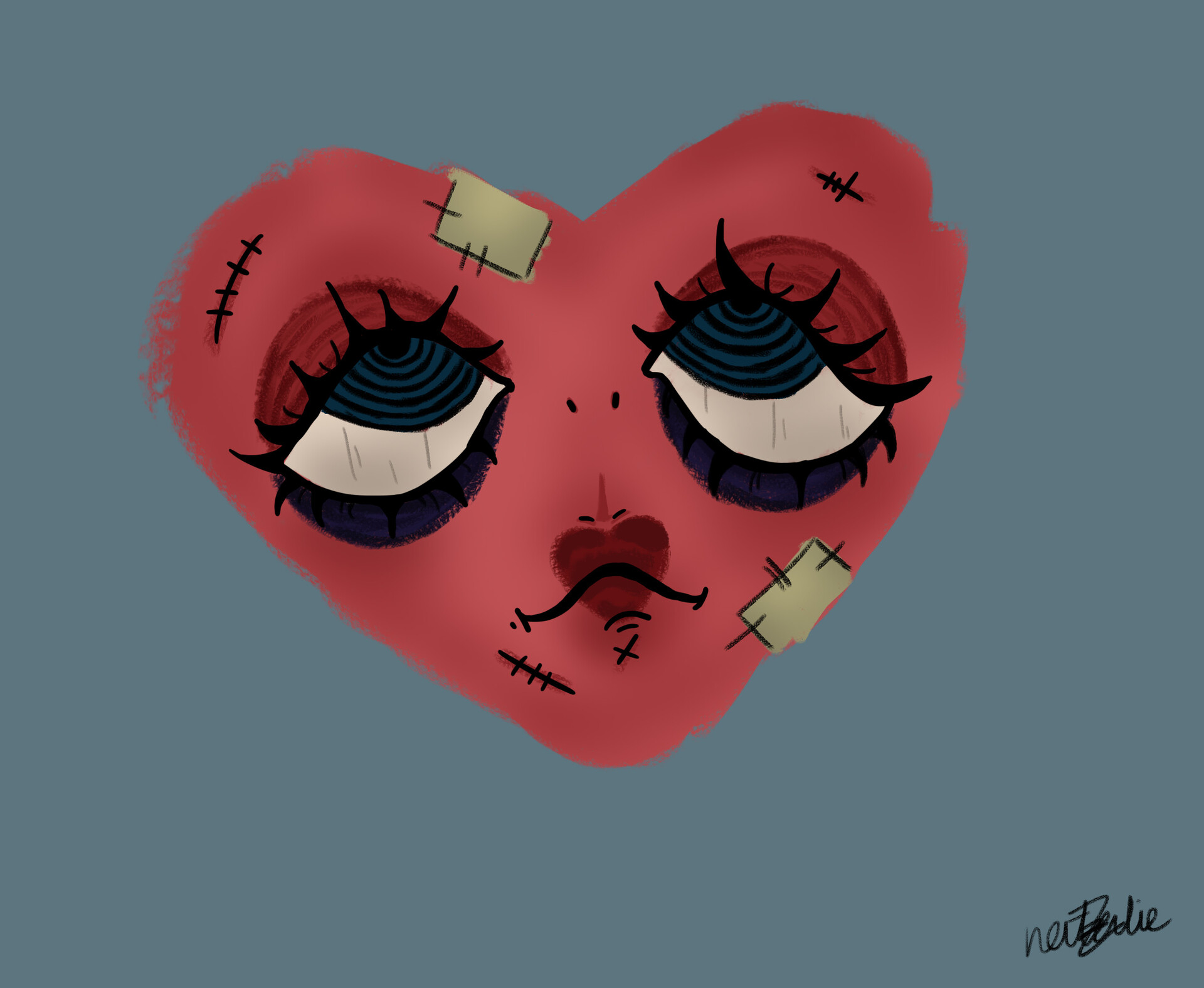 ArtStation - Heart eyes