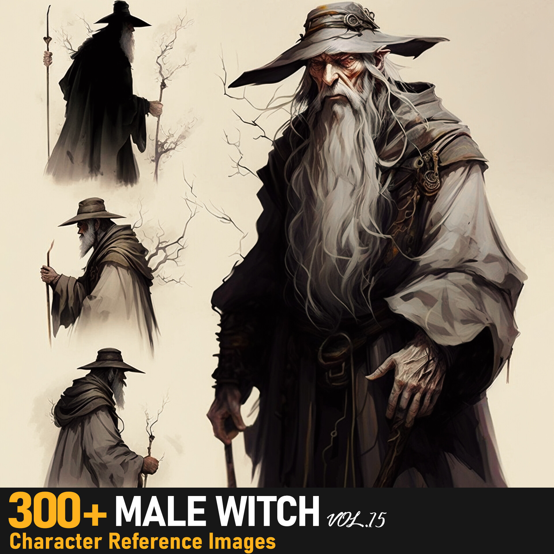 ArtStation Male Witch VOL.15
