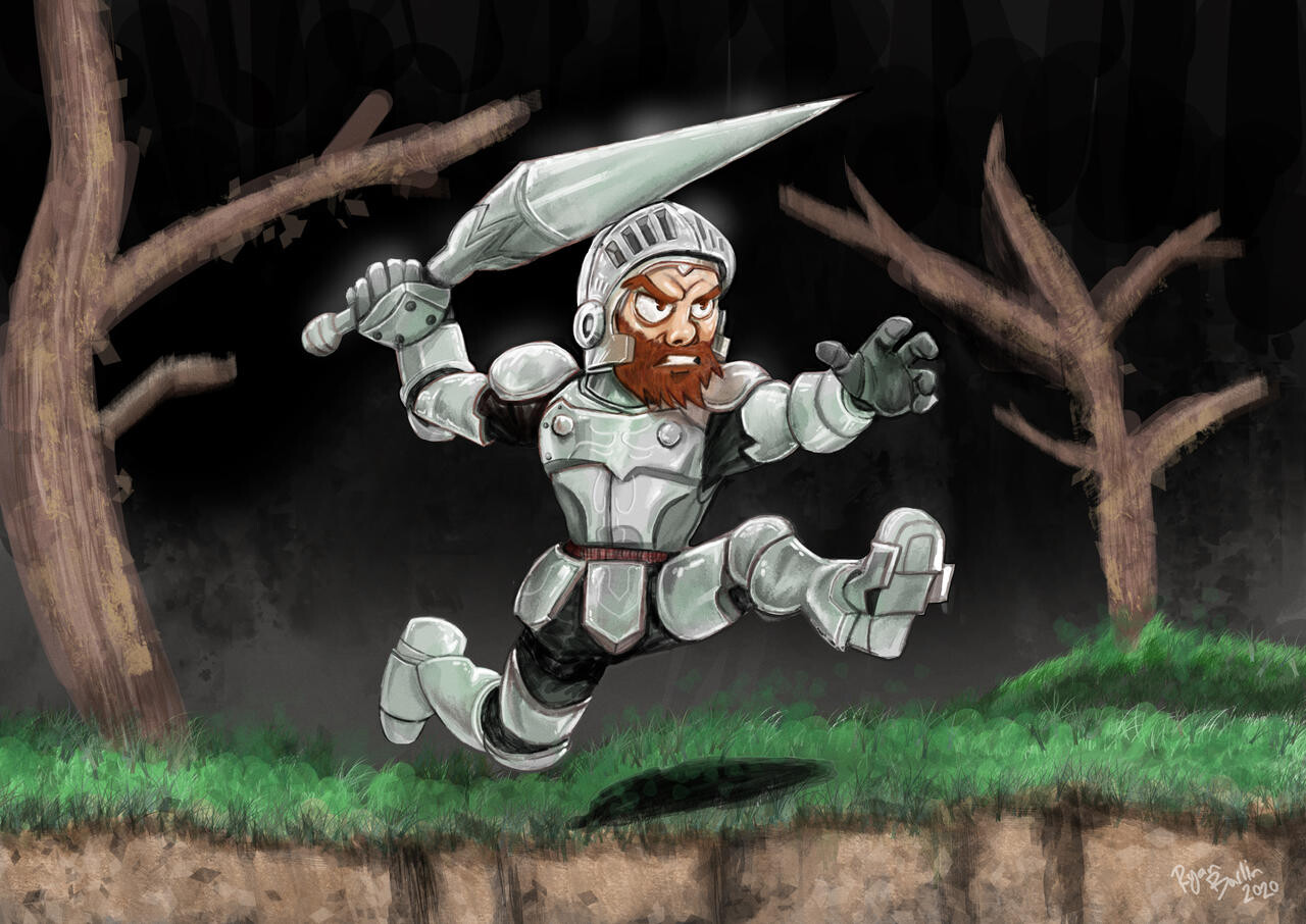 ArtStation - daily_paint_14th_oct_2020_ghosts_n_ghouls_arthur_by ...