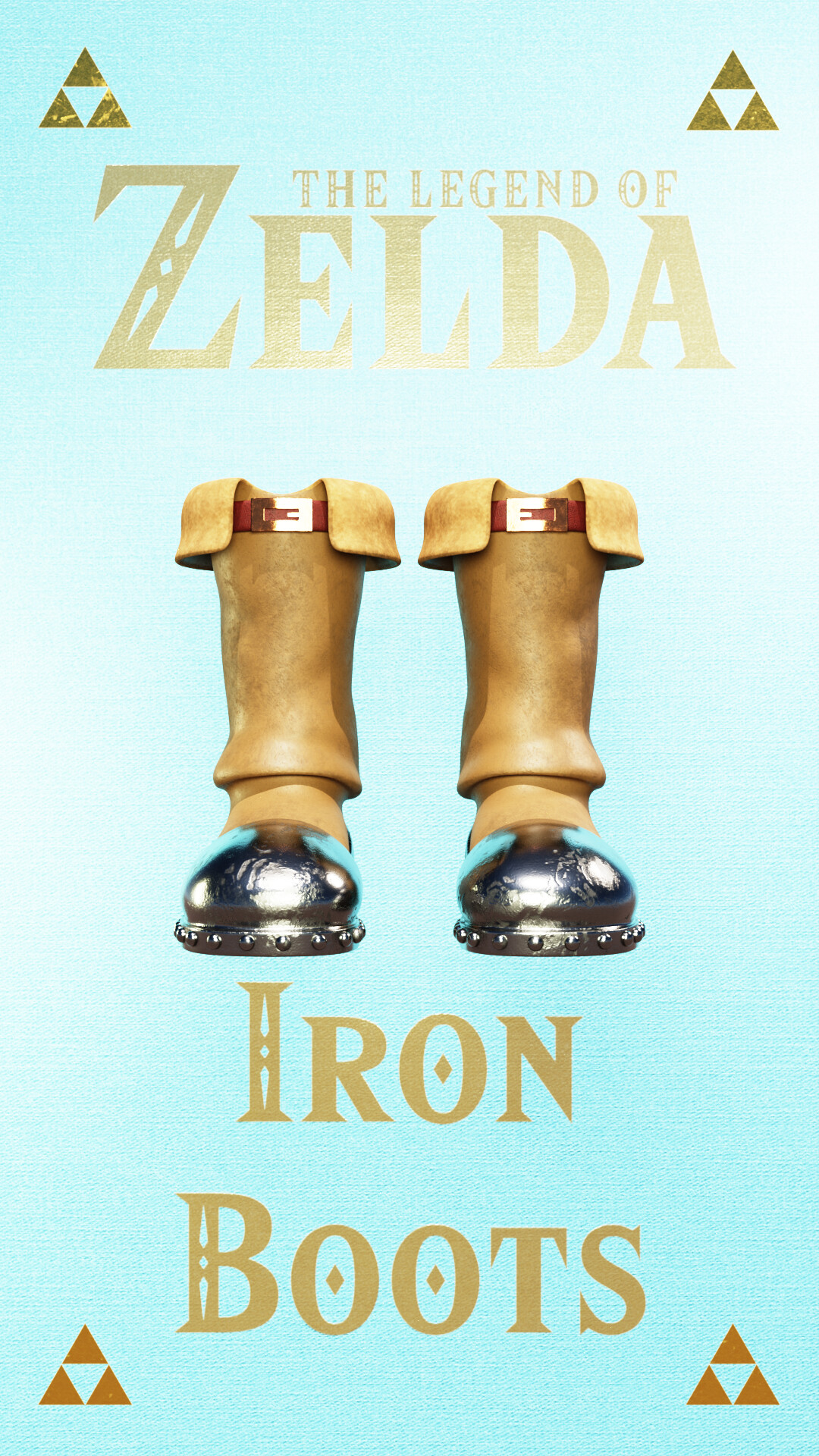 PCMonster Graphic Design The Legend of Zelda Iron Boots Fanart