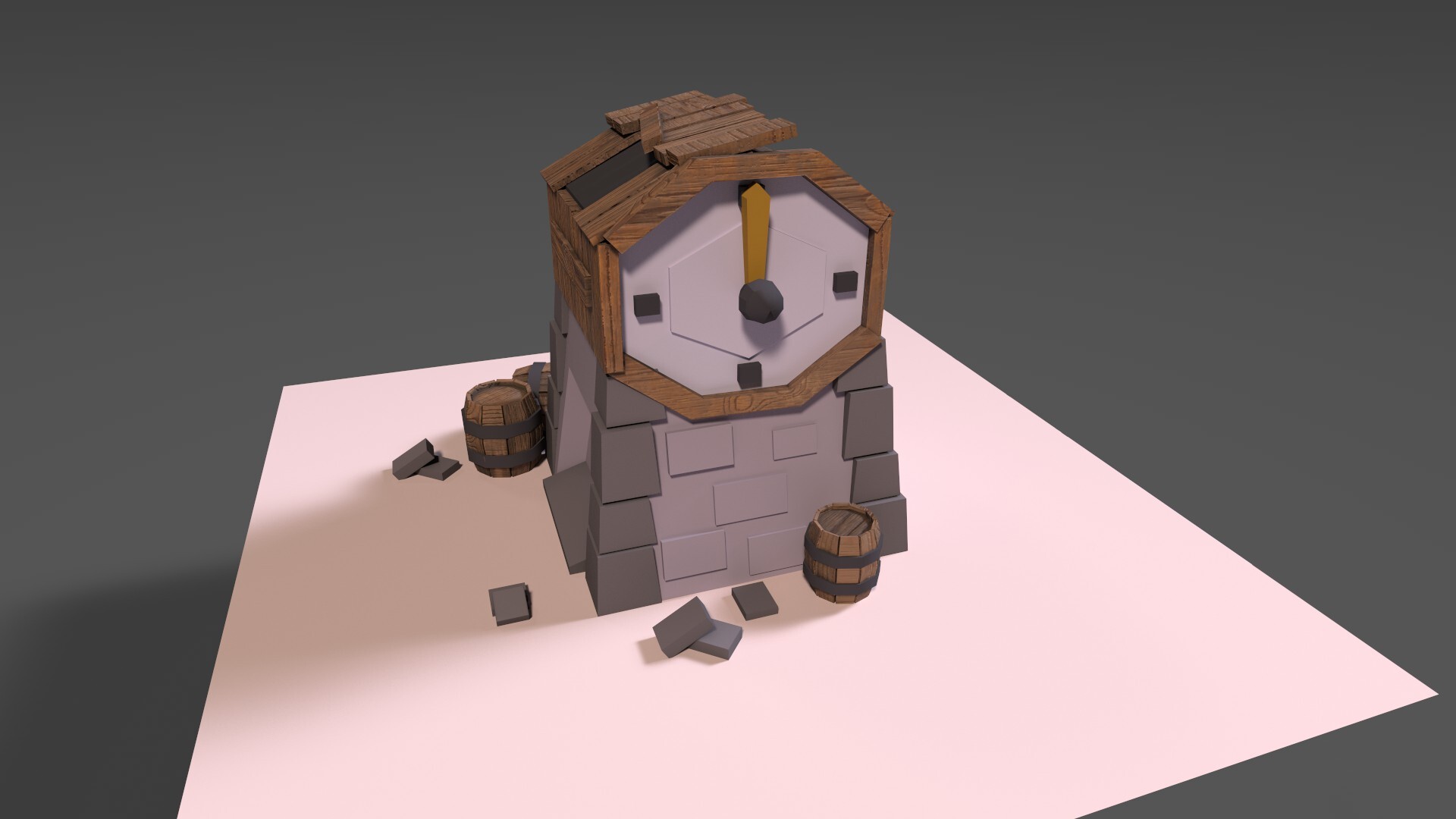 ArtStation Clock Tower(coc)!