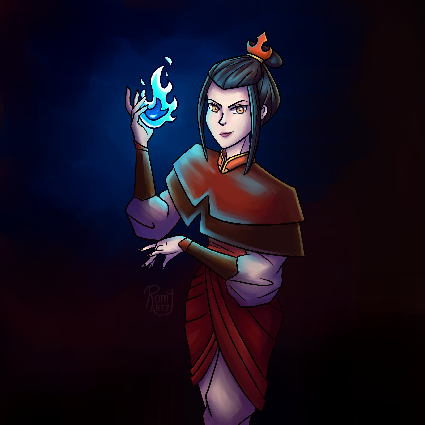 Azula Blue Fire