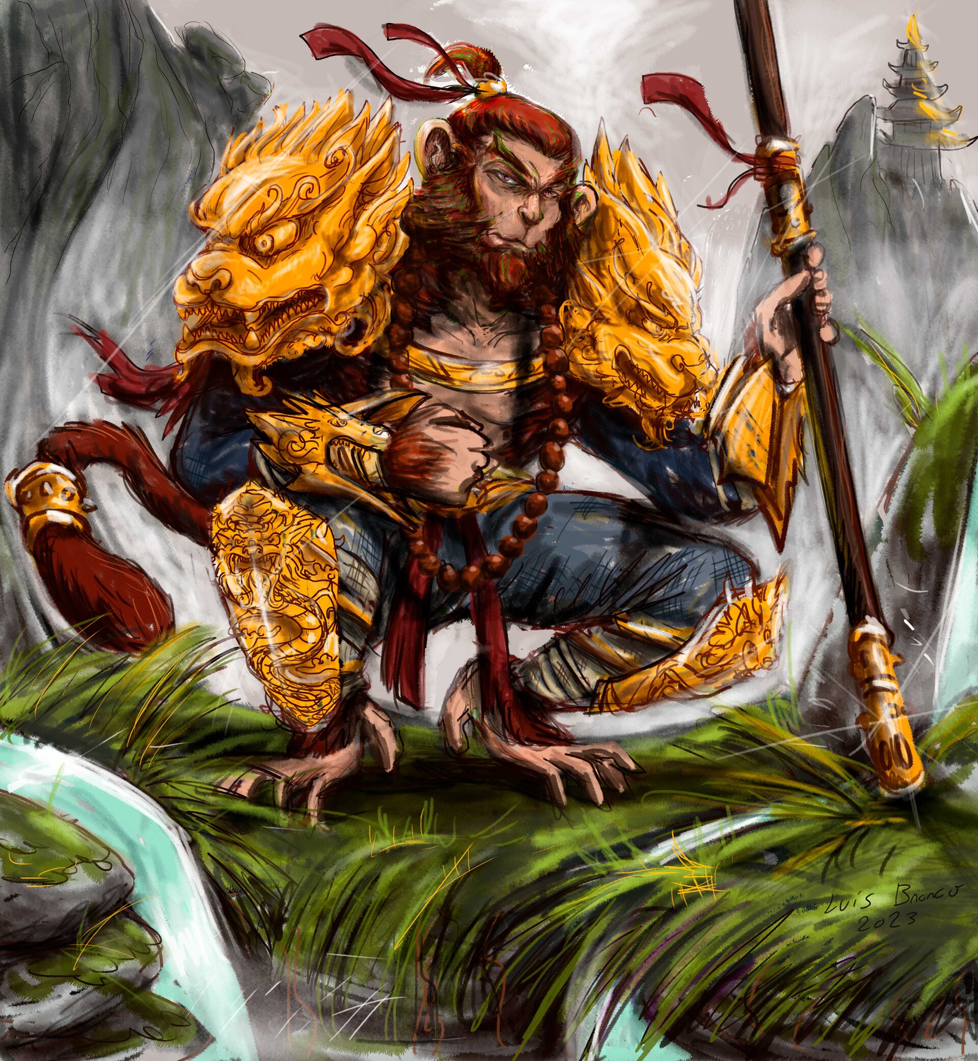 ArtStation sun wukong
